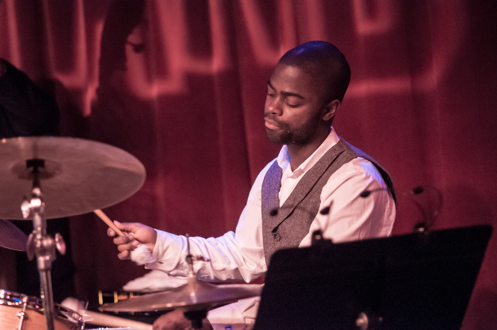 Marcus Gilmore with the Ravi Coltrane Quartet at Birdland