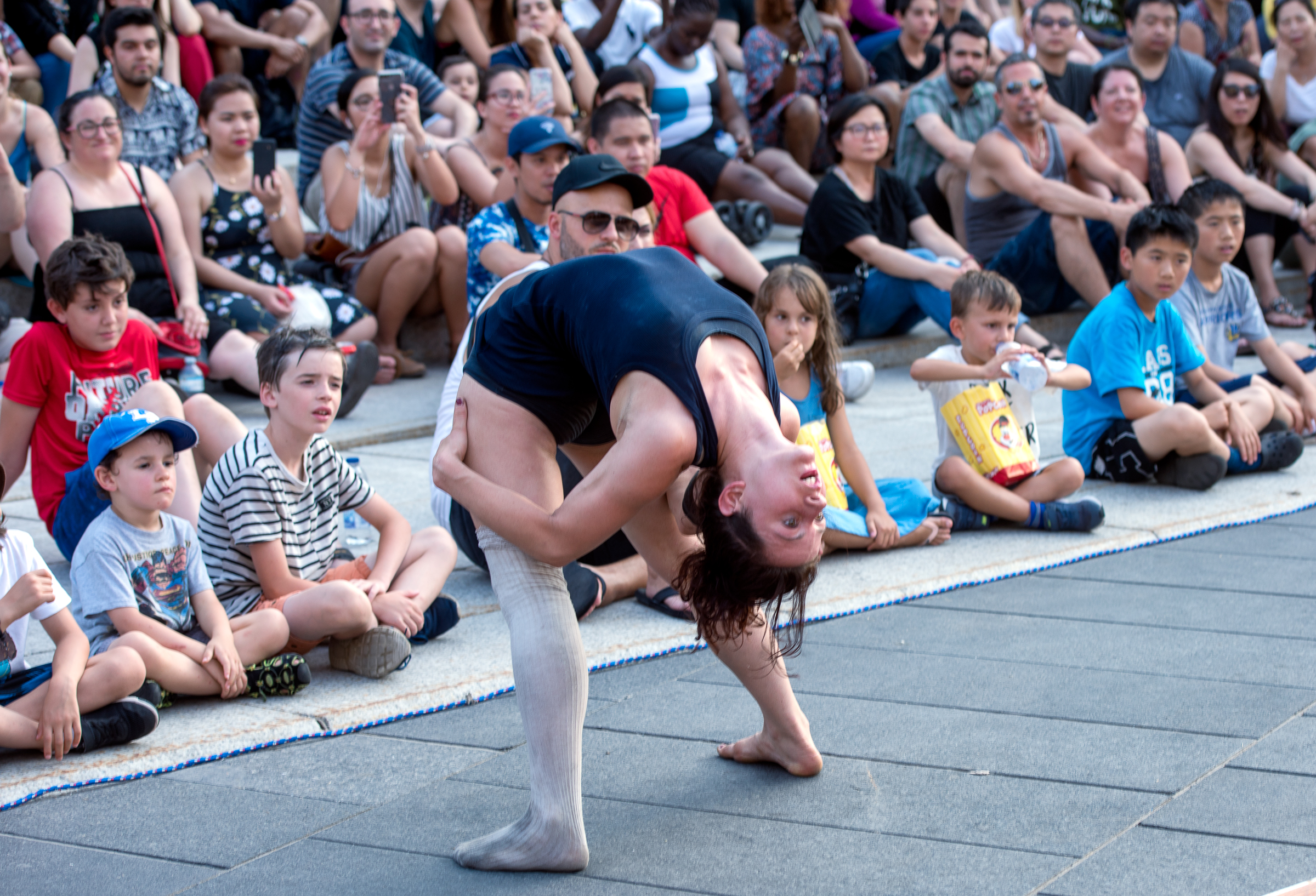 Street Performer At The Montreal International Jazz Festival 2018