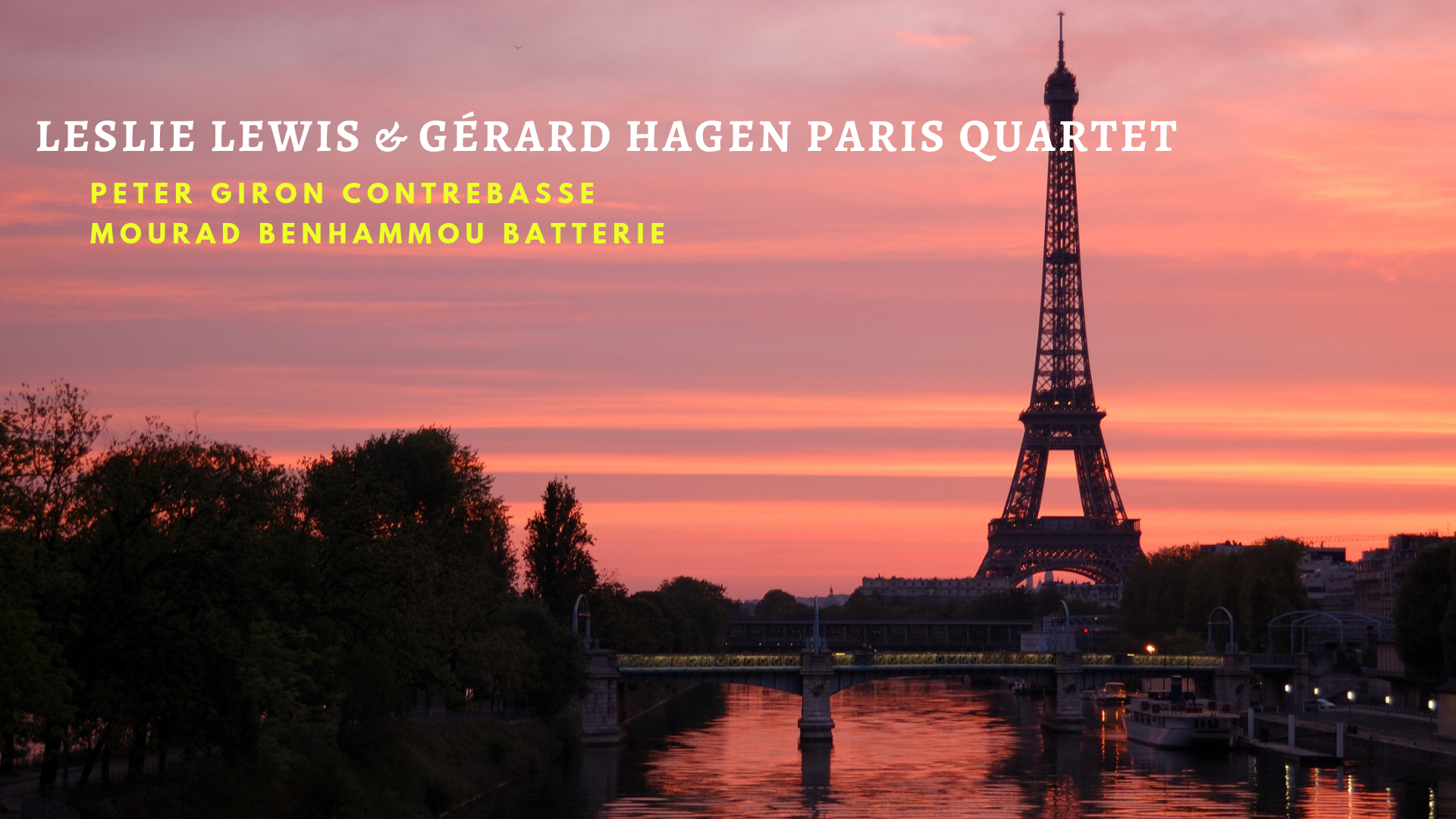Leslie Lewis Gerard Hagen Paris Quartet.