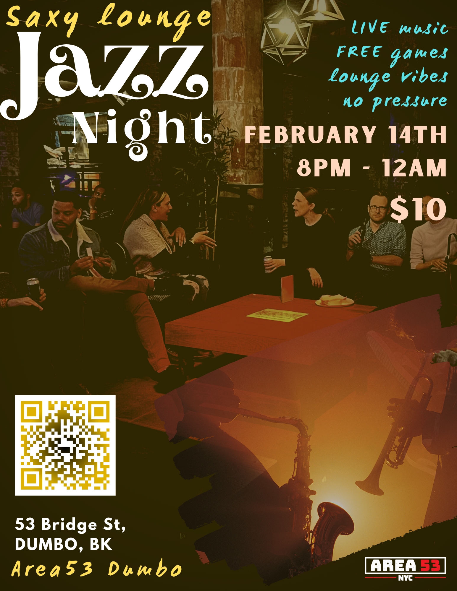 Valentine's Day At The Saxy Lounge