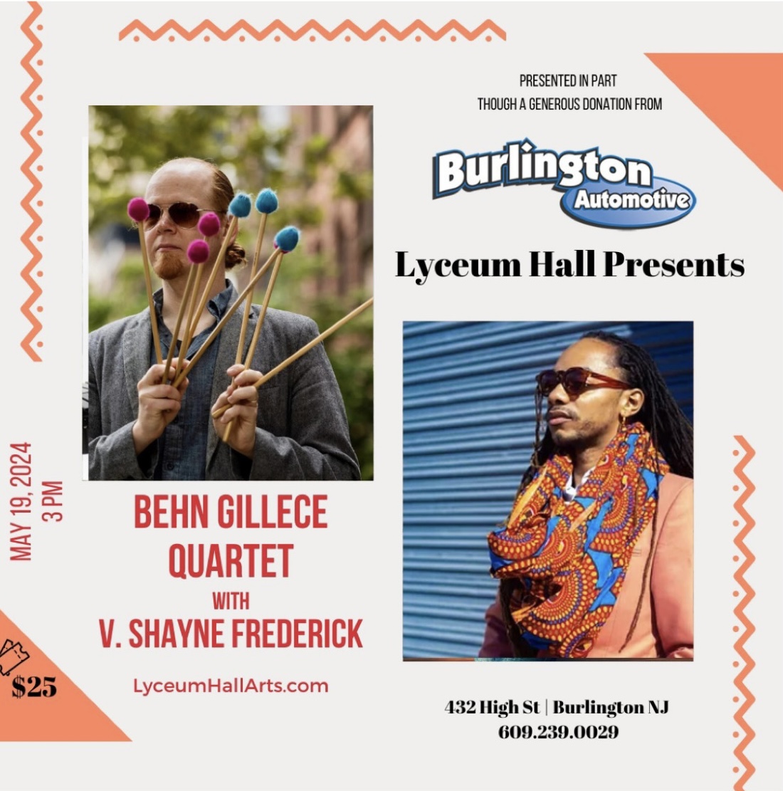 Behn Gillece Quartet Featuring V. Shayne Frederick