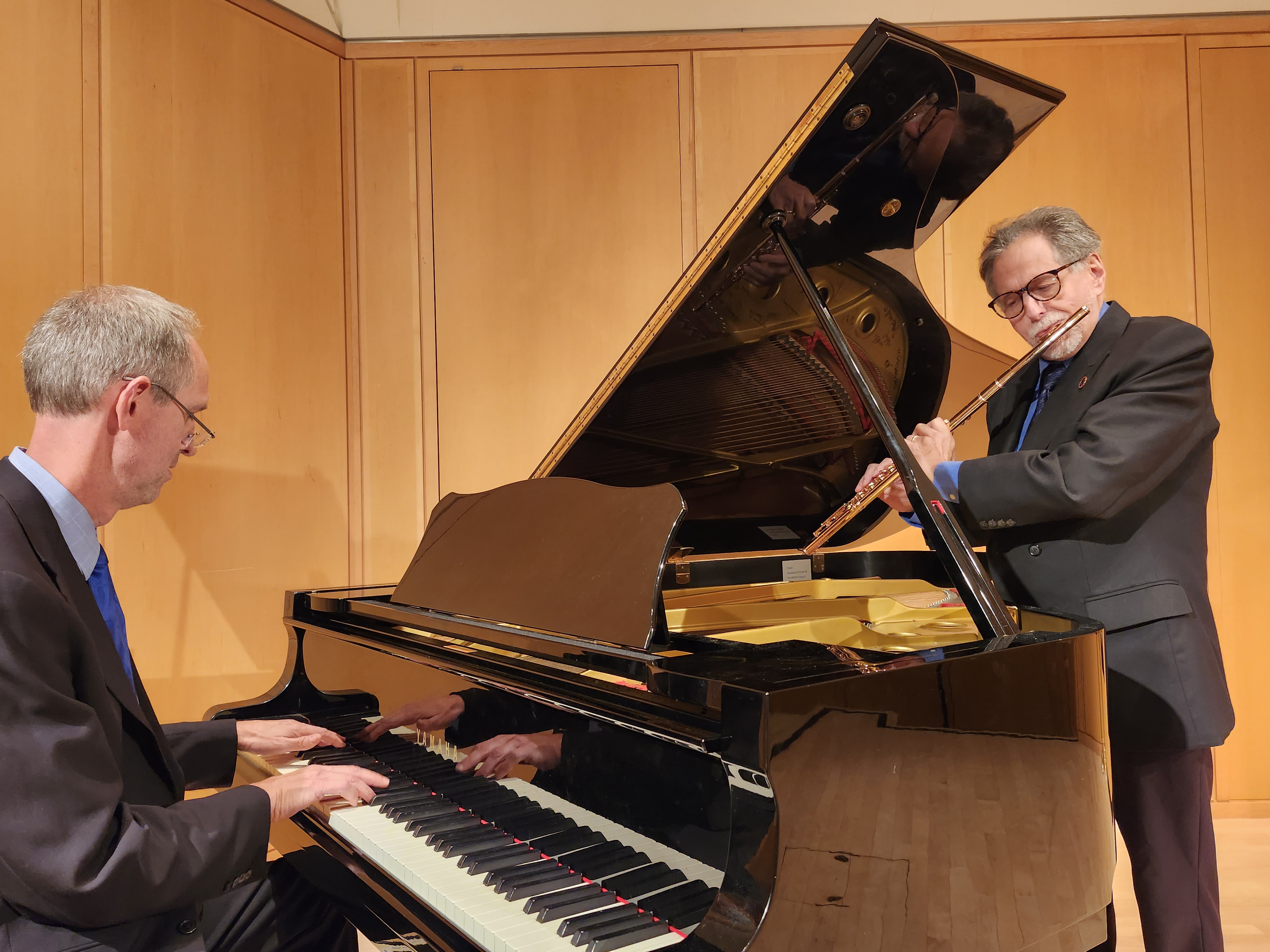 Bloom/funkhouser Duo: Miles Davis Centennial Concert — jazz photo by Rebecca DeLamotte | All About Jazz