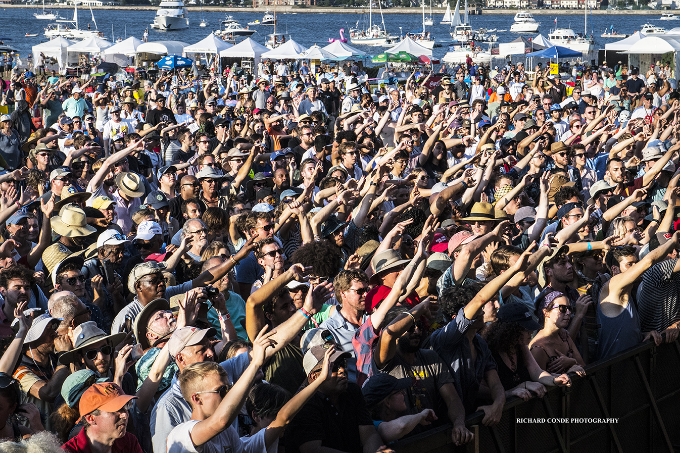 Newport Jazz Fans at the 2018 Newport Jazz Festival