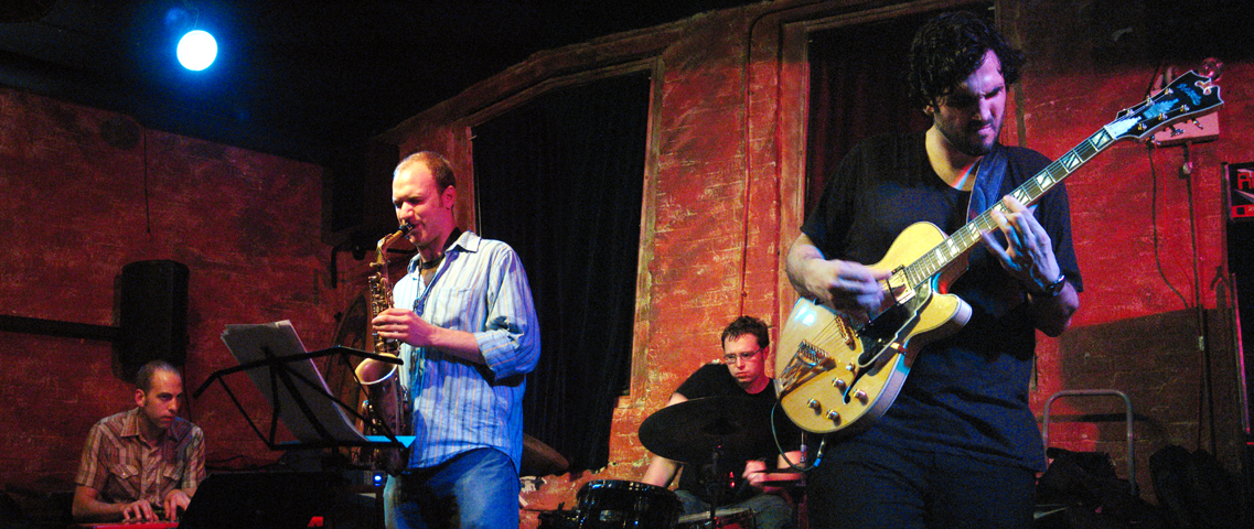 Peter Van Huffle Quartet with Scott Dubois, Jess Stacken and Jeff Davis- Tea Lounge 2006