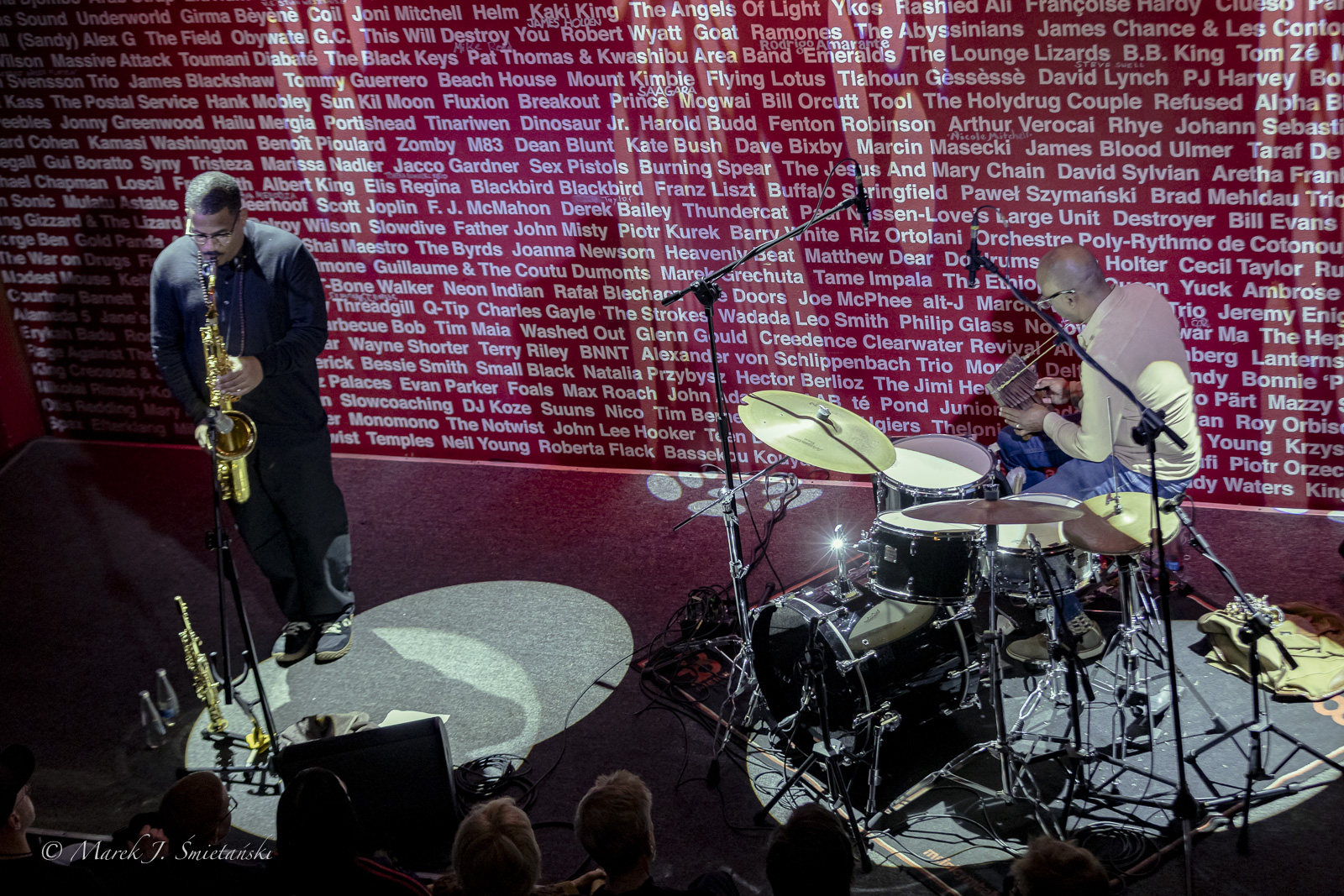 James Brandon Lewis & Chad Taylor — jazz photo by Marek J. Śmietański | All About Jazz