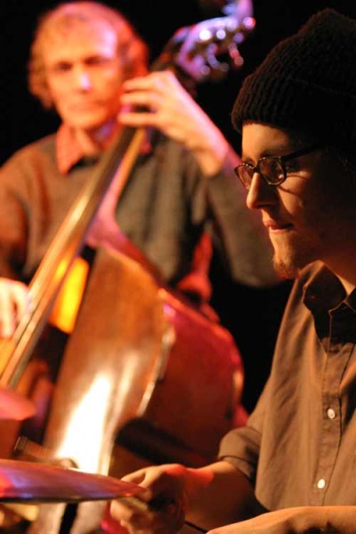 Dominic Egli and Peter Frei with "Jean-Paul Brodbeck Trio" at Amr, Sud Des Alpes, Geneva, Switzerland, 2005