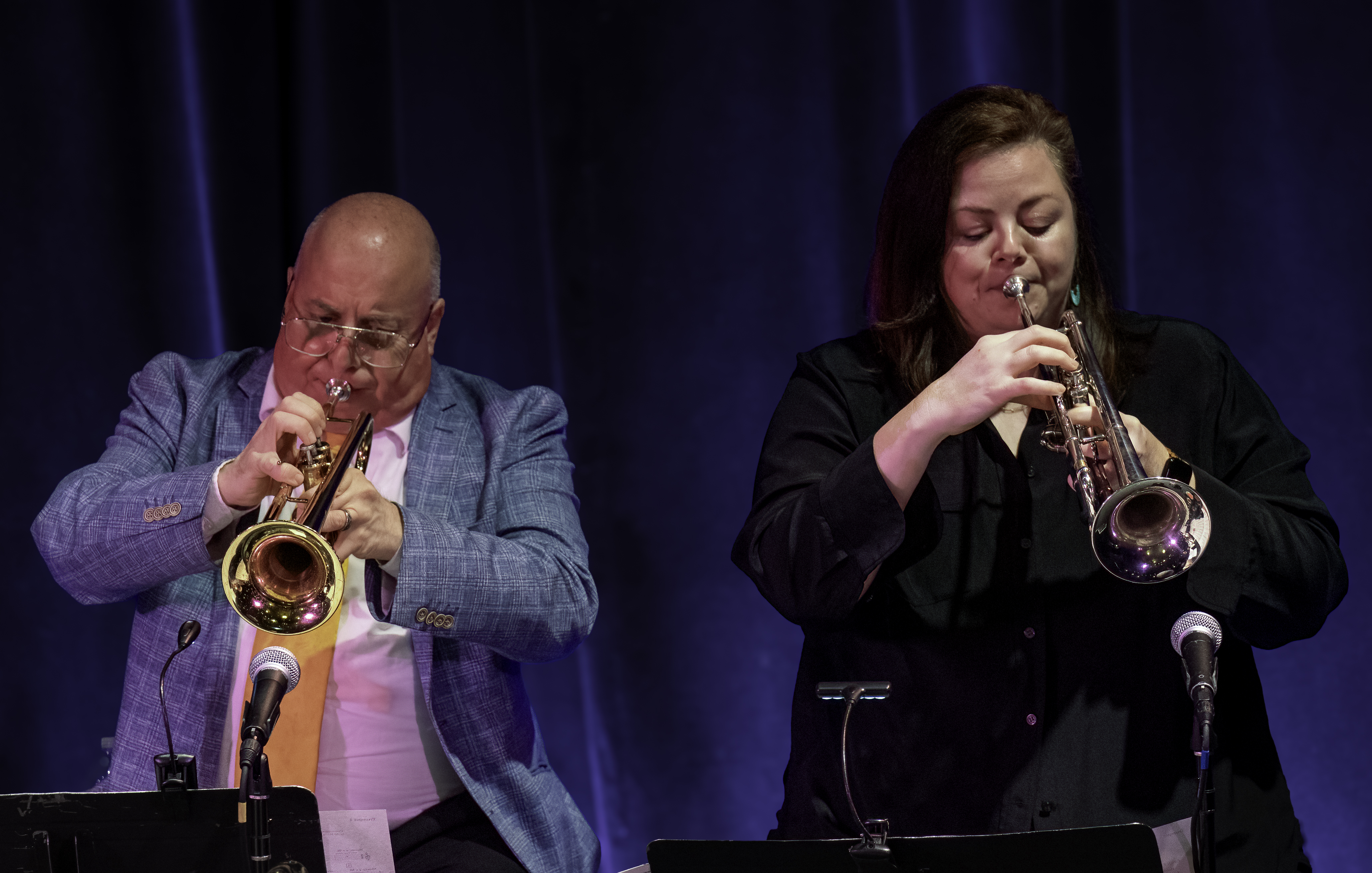Greg Gisbert and Nadje Noordhuis with the Maria Schneider Orchestra At Town HallMaria Schneider Orchestra At Town Hall