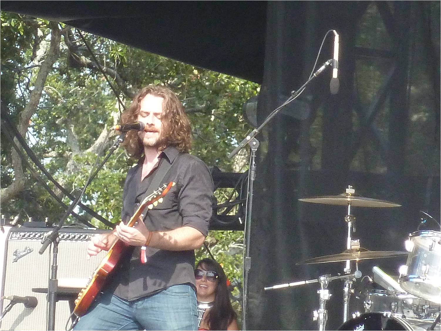 Minus the Bear on the Voodoo Stage on 10-31-10 -- Pic 4