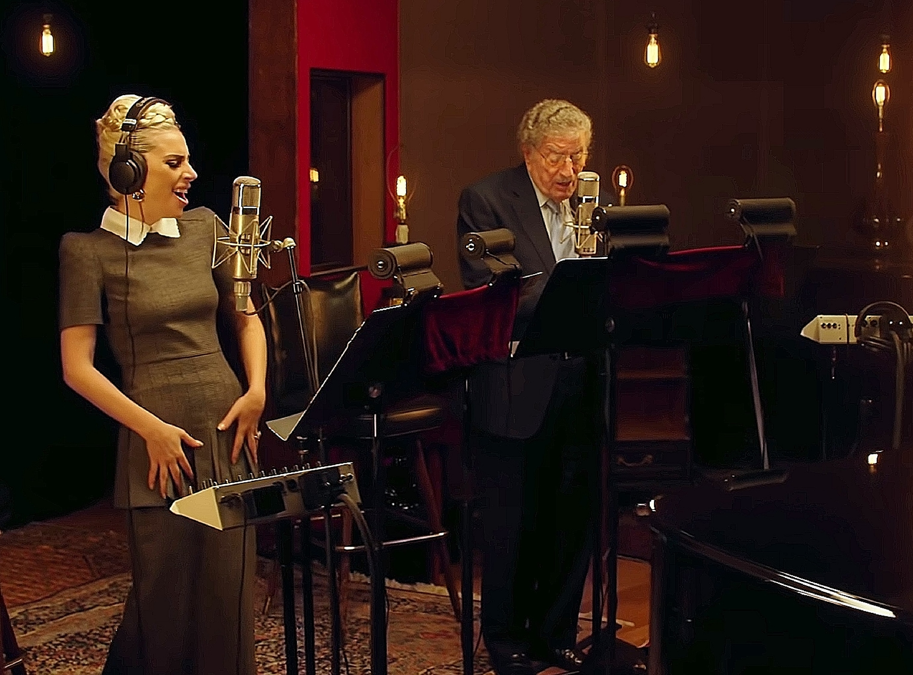 Lady Gaga and Tony Bennett in Studio