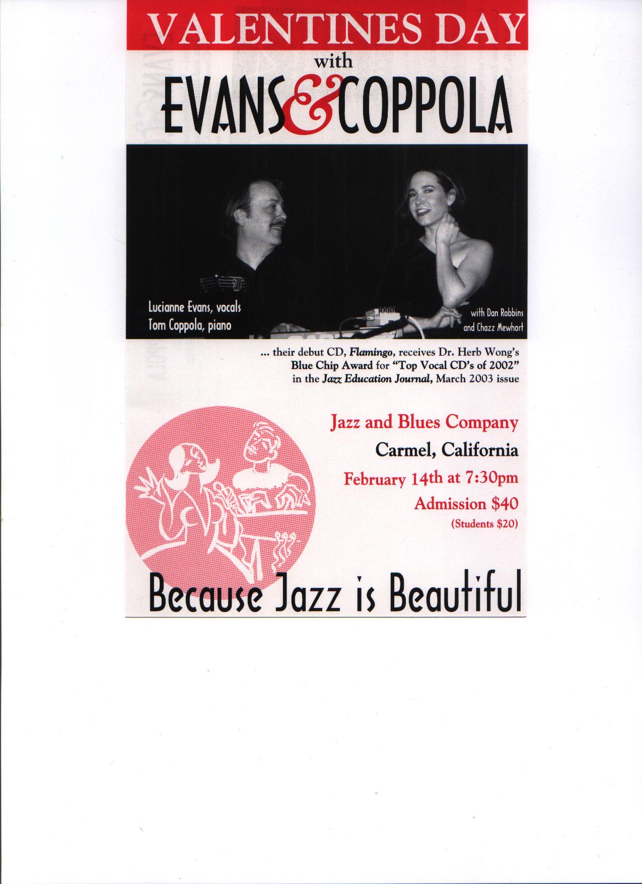 Jazz and Blues Company, Carmel 2003