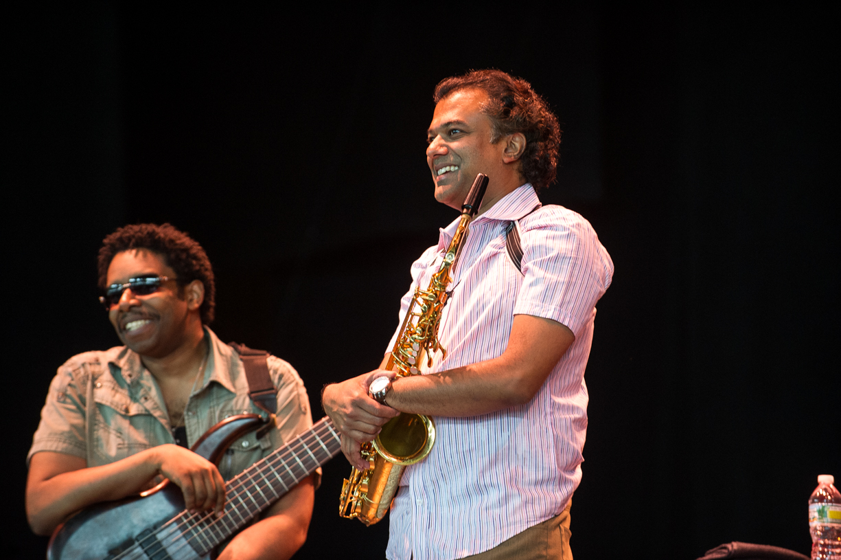 Dan weiss and radresh mahanthappa at the saratoga jazz festival 2013