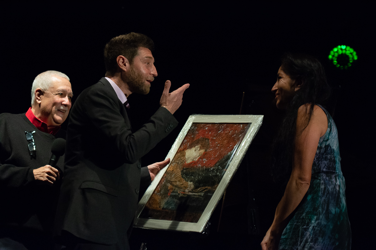 Paquito D´Rivera, Benny Green, Angélica Gómez (Mexican painter)