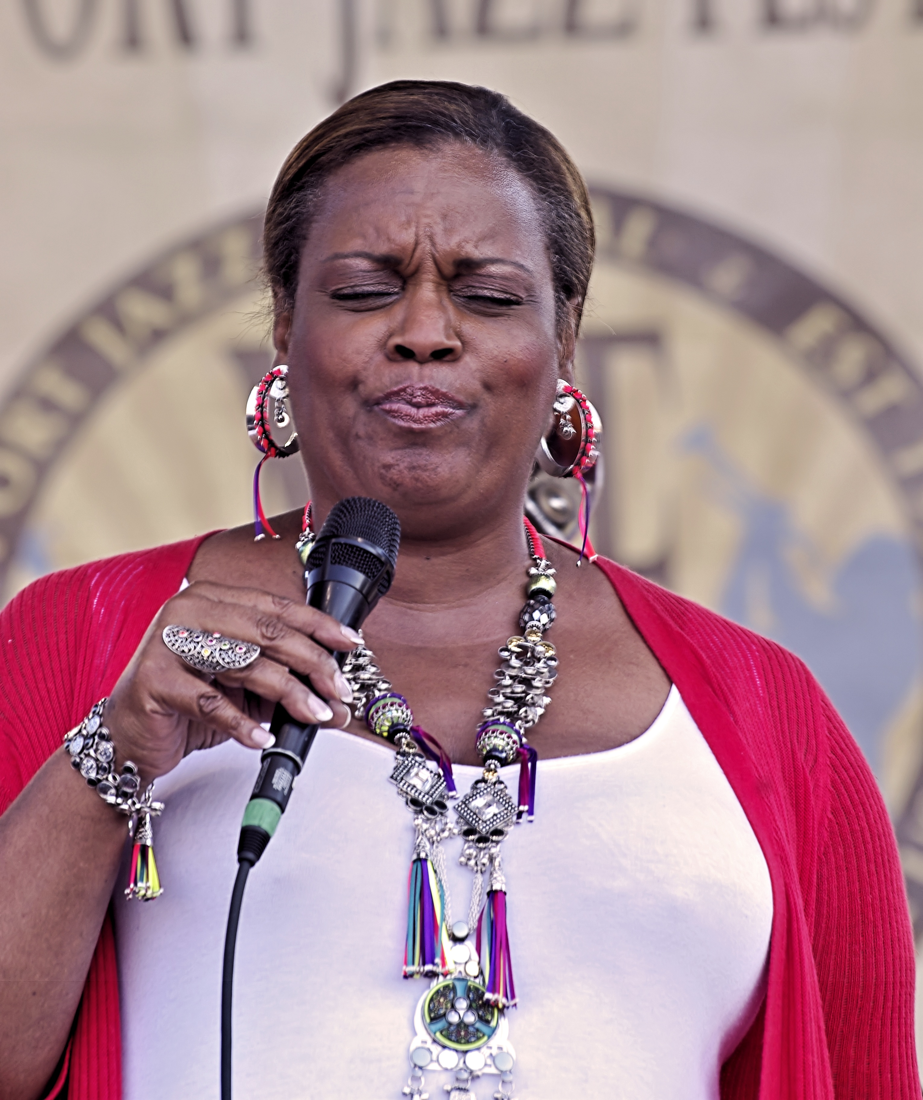 Diane Reeves at the 2012 Newport Jazz Festival — jazz photo by Harold Jenkins | All About Jazz