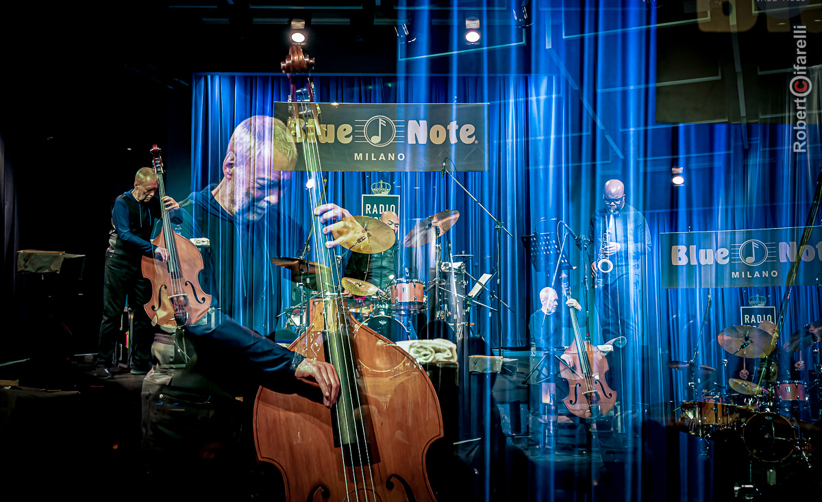 Dave Holland, Eric Harland, Jaleel Shaw — jazz photo by Roberto Cifarelli | All About Jazz