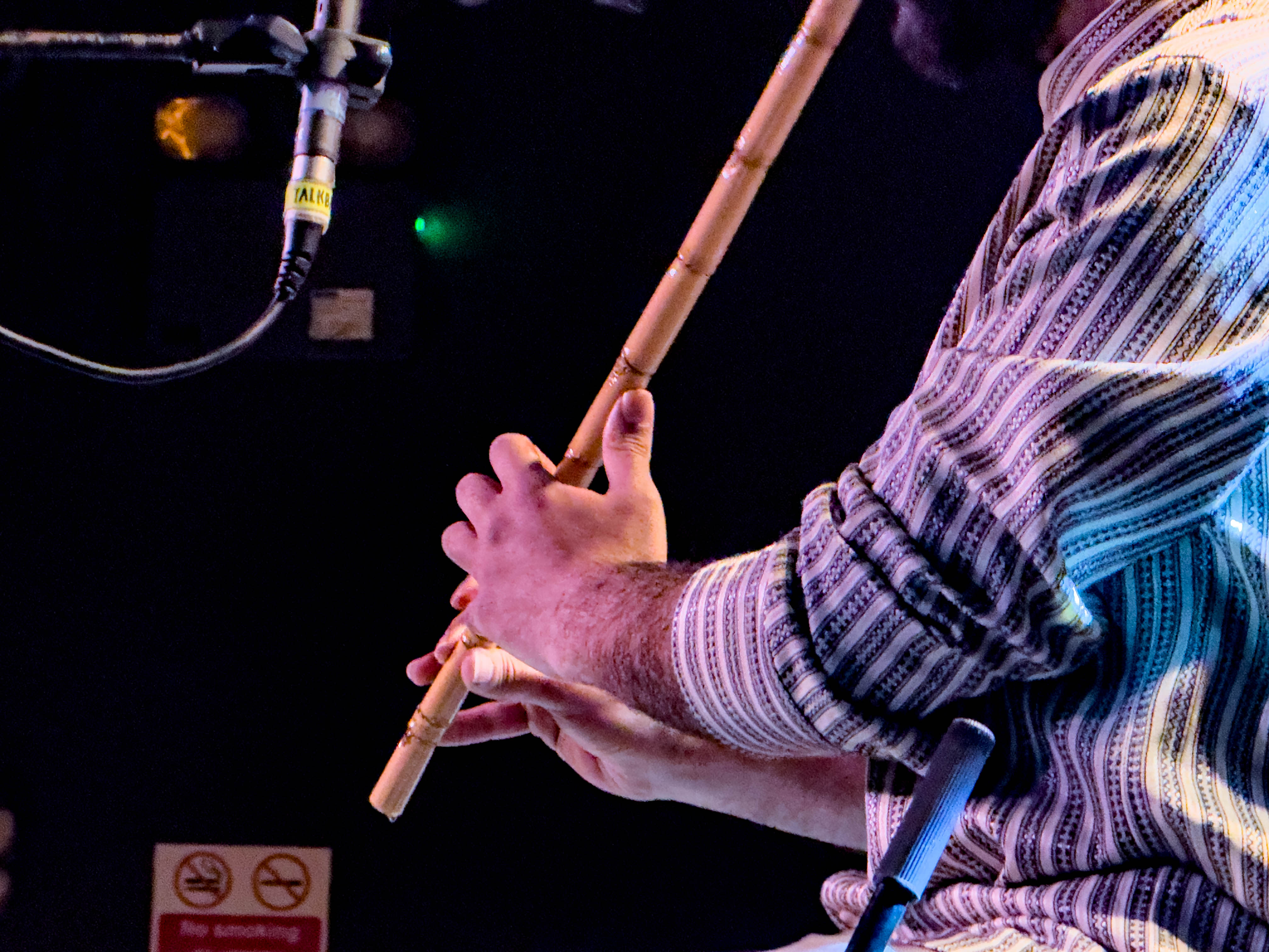 Faris Ishaq performs at Oslo Bar in Hackney, London on 6 May 2025 hosted by Through The Noise (noisenigh239) — jazz photo by Richard Lipman | All About Jazz