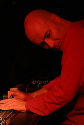 Francois Tschumy with "Moulinet" at L'Usine, Geneva, Switzerland, 2005