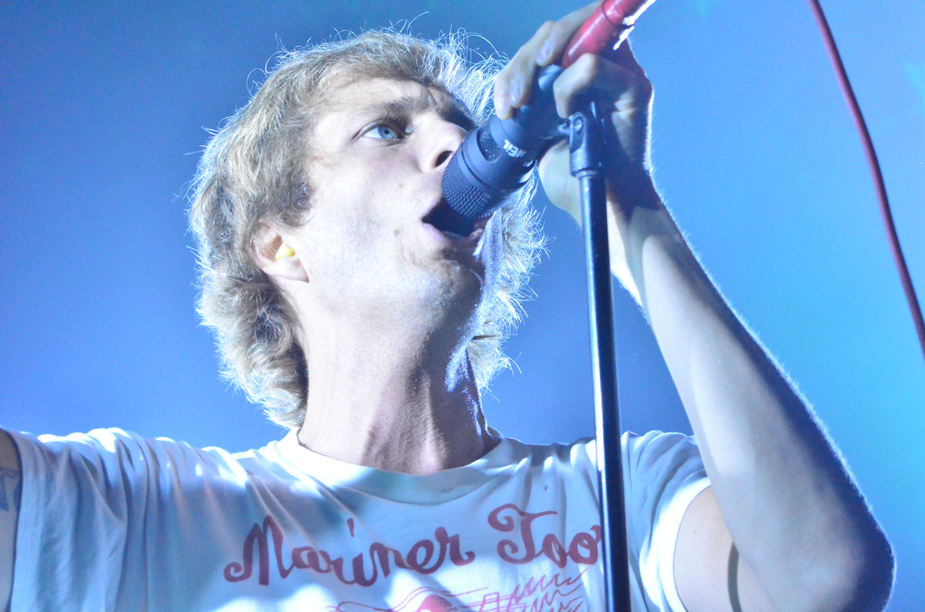 Aaron Bruno of Awolnation at Irving Plaza on 6-27-2015.