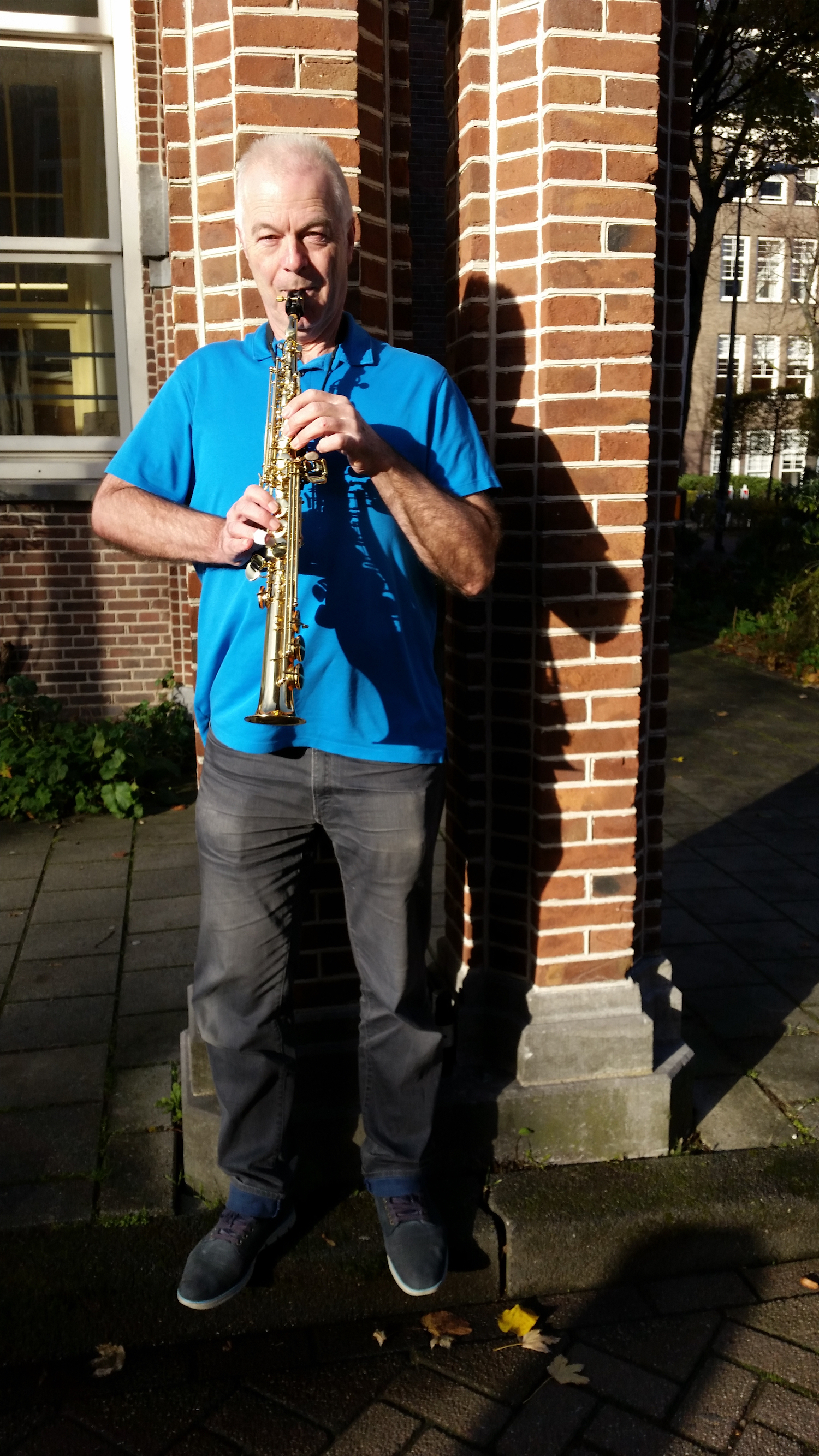 Jazzmosax on soprano sax