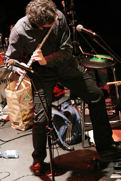 Claude Jordan with "Carmen & Mr Caj" at the Amr Jazz Festival, Alhambra, Geneva, Switzerland, April 2006