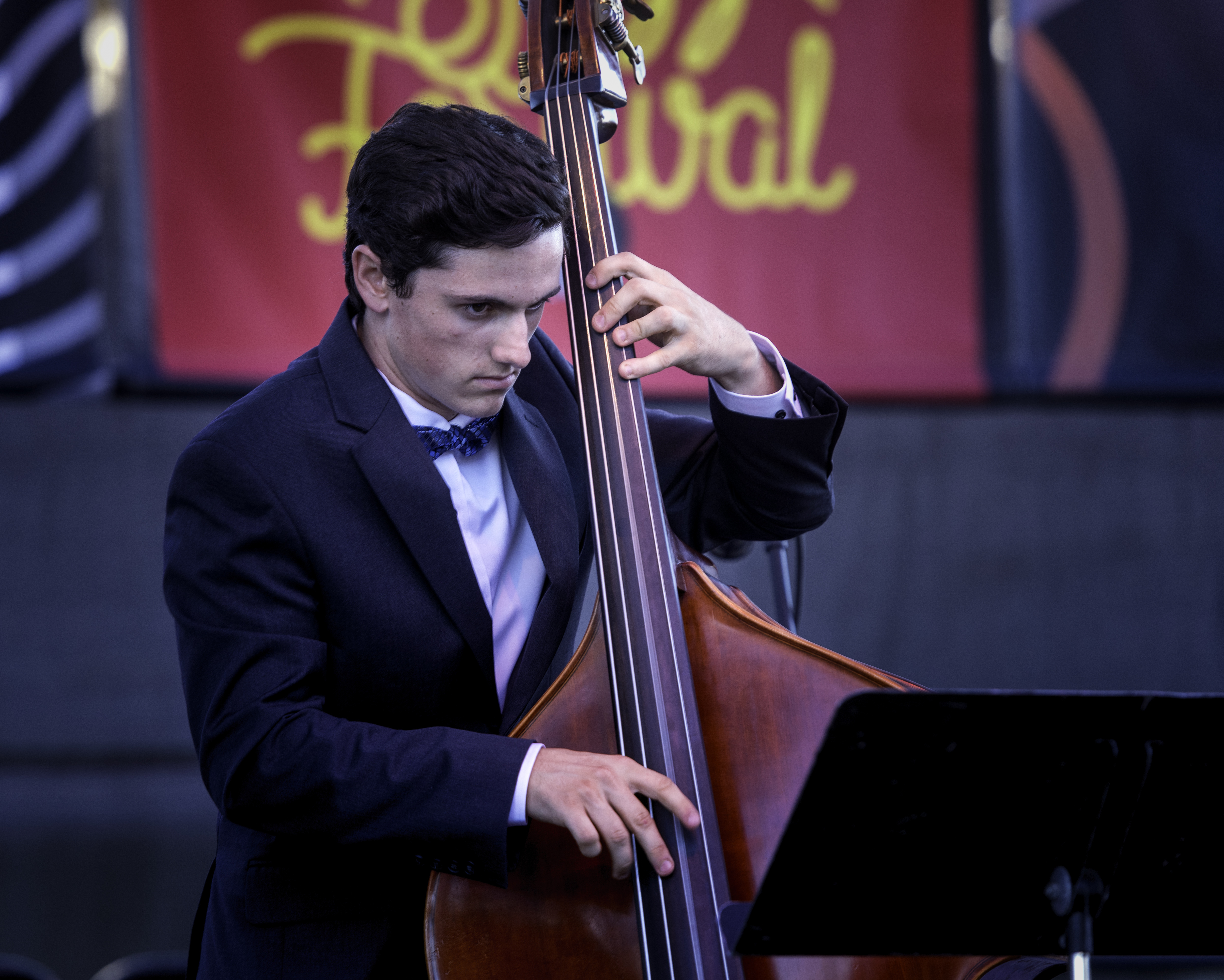 Aaron Georis with Blue Clay at the Monterey Jazz Festival 2018