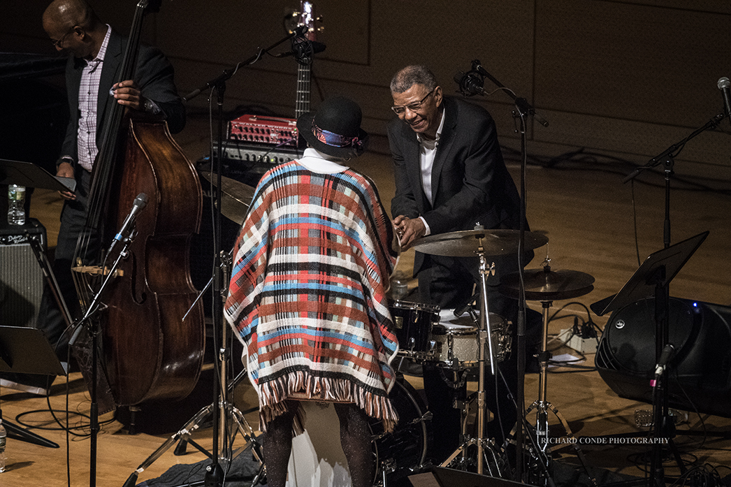 Dee Dee Bridgewater and Jack Dejonette at the 2018 Winter Jazz Festival