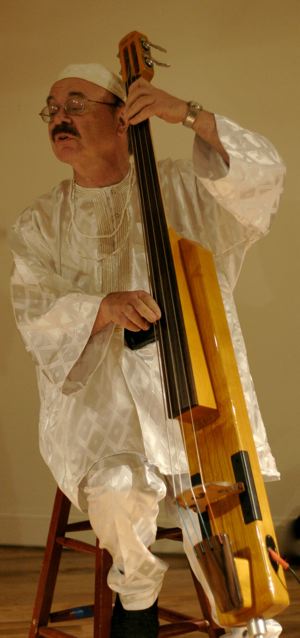 John in Traditional African suit