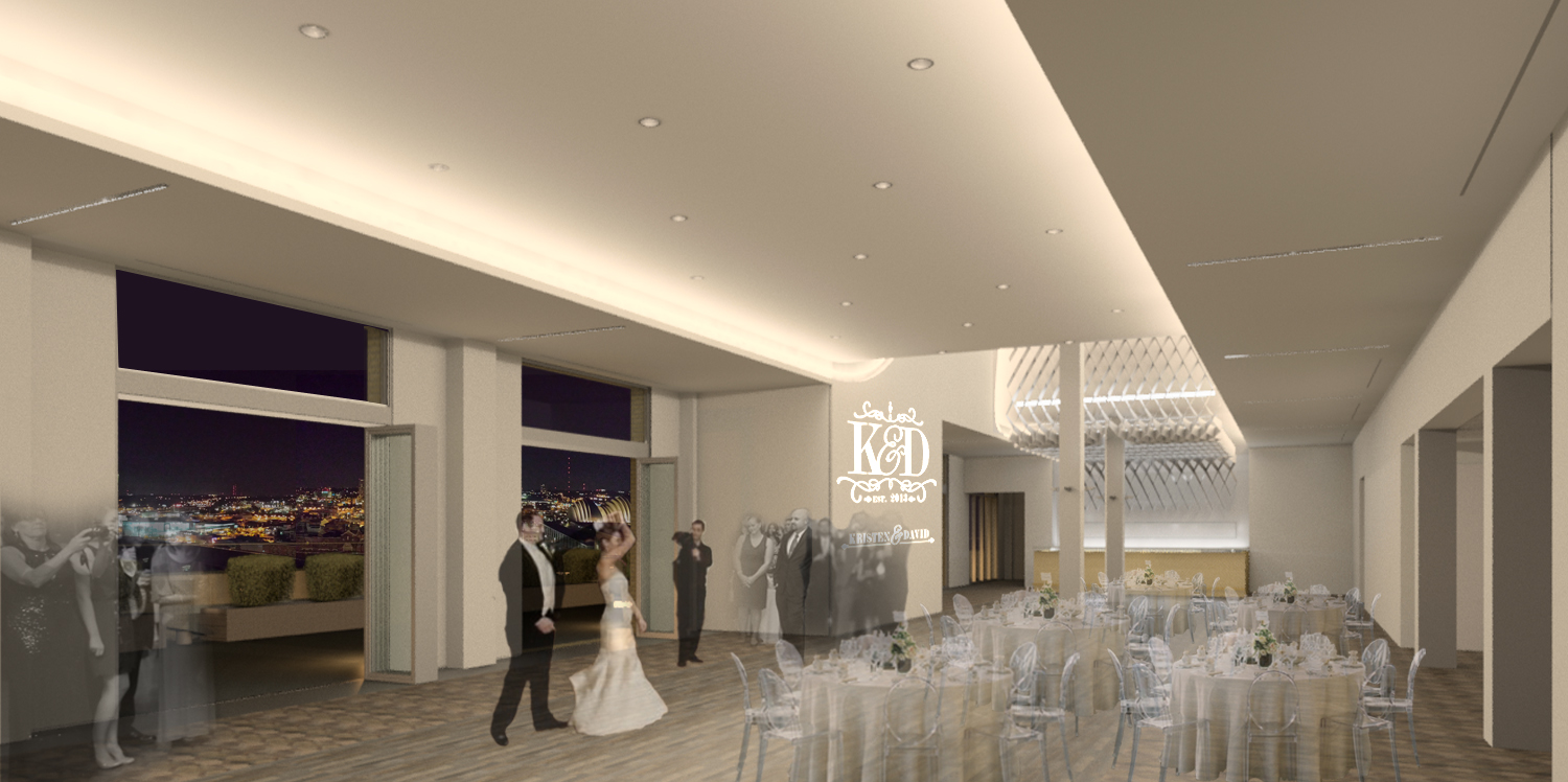 15th Floor Ballroom/Balcony Rendering