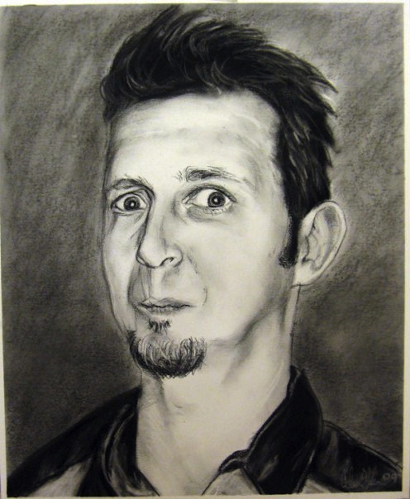 Fred Spek - charcoal portrait