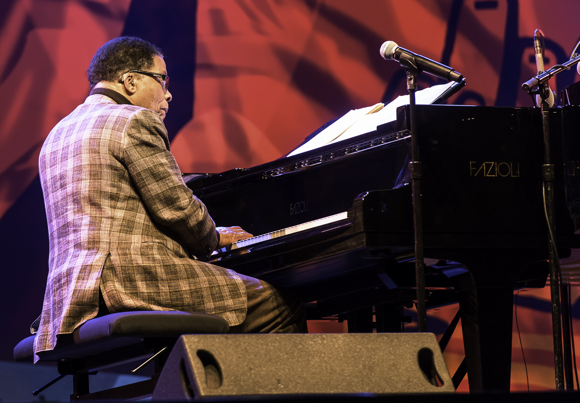 Herbie Hancock with Chick Corea at the Monterey Jazz Festival