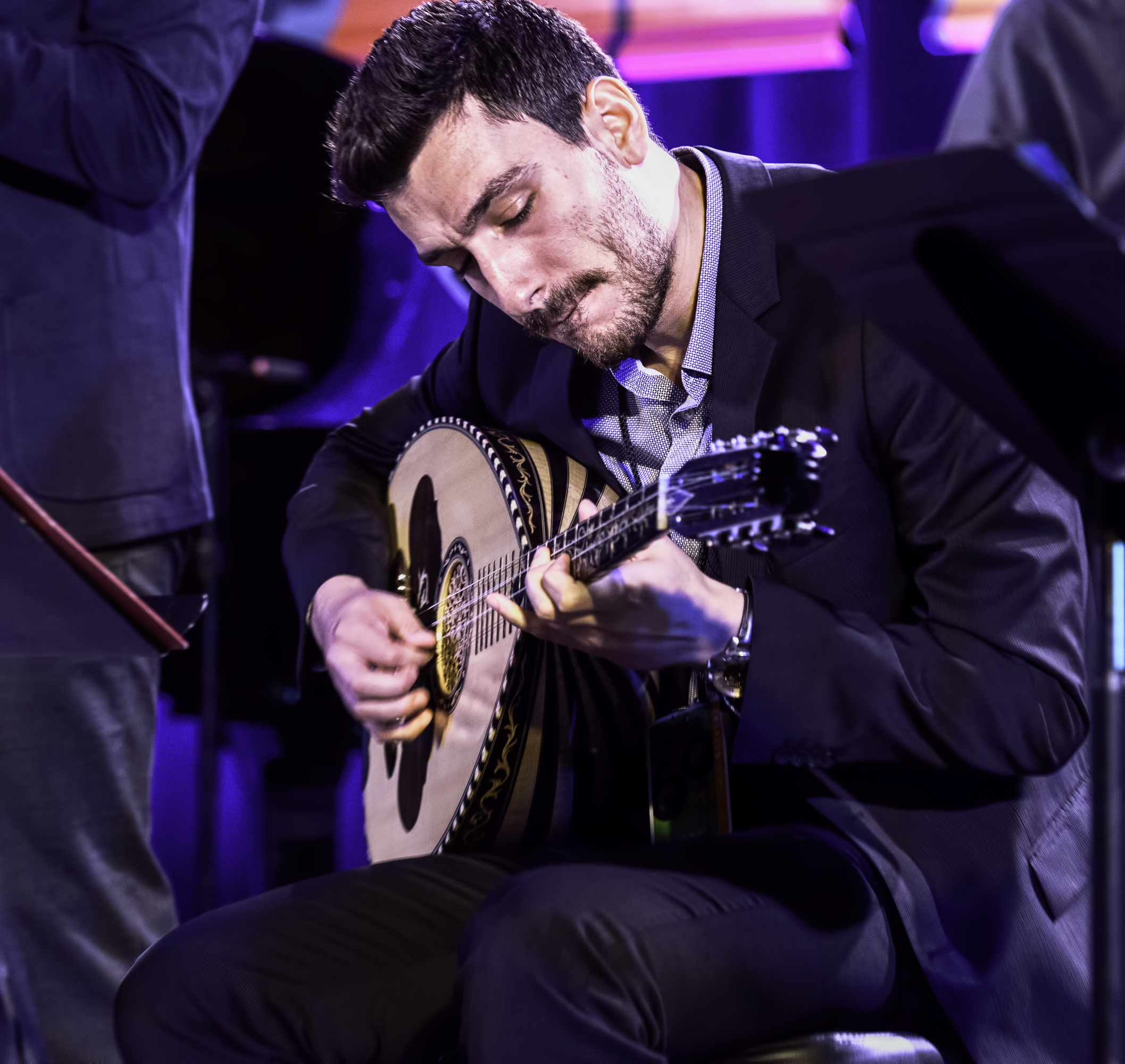 Vasilis Kostas with the Berklee Global Jazz Ambassadors at the Monterey Jazz Festival