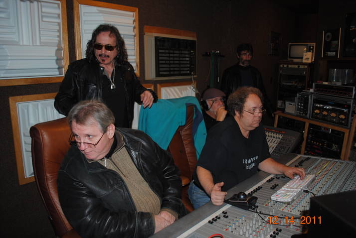 (Ltor) Steve Homan Singer Tony Adamo Rick Ducun Delbert Bump Adamo is Produced by Legendary Drummer Mike Clark