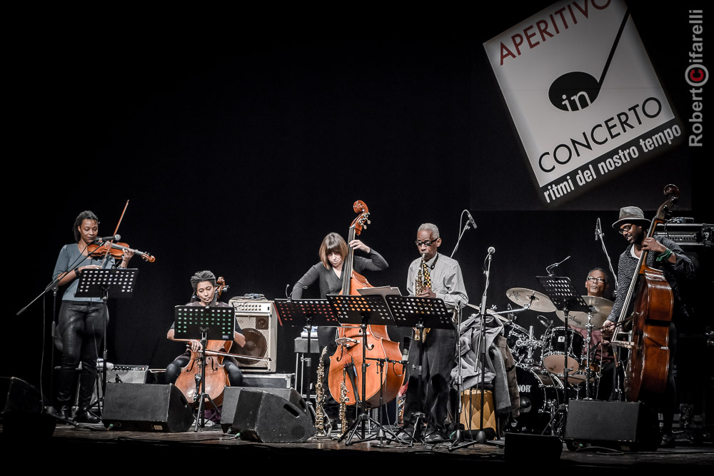 Roscoe Mitchell Sextet Plays Coltrane, Aperitivo in Concerto, Teatro Manzoni, Milan, Italy, 29 January 2017