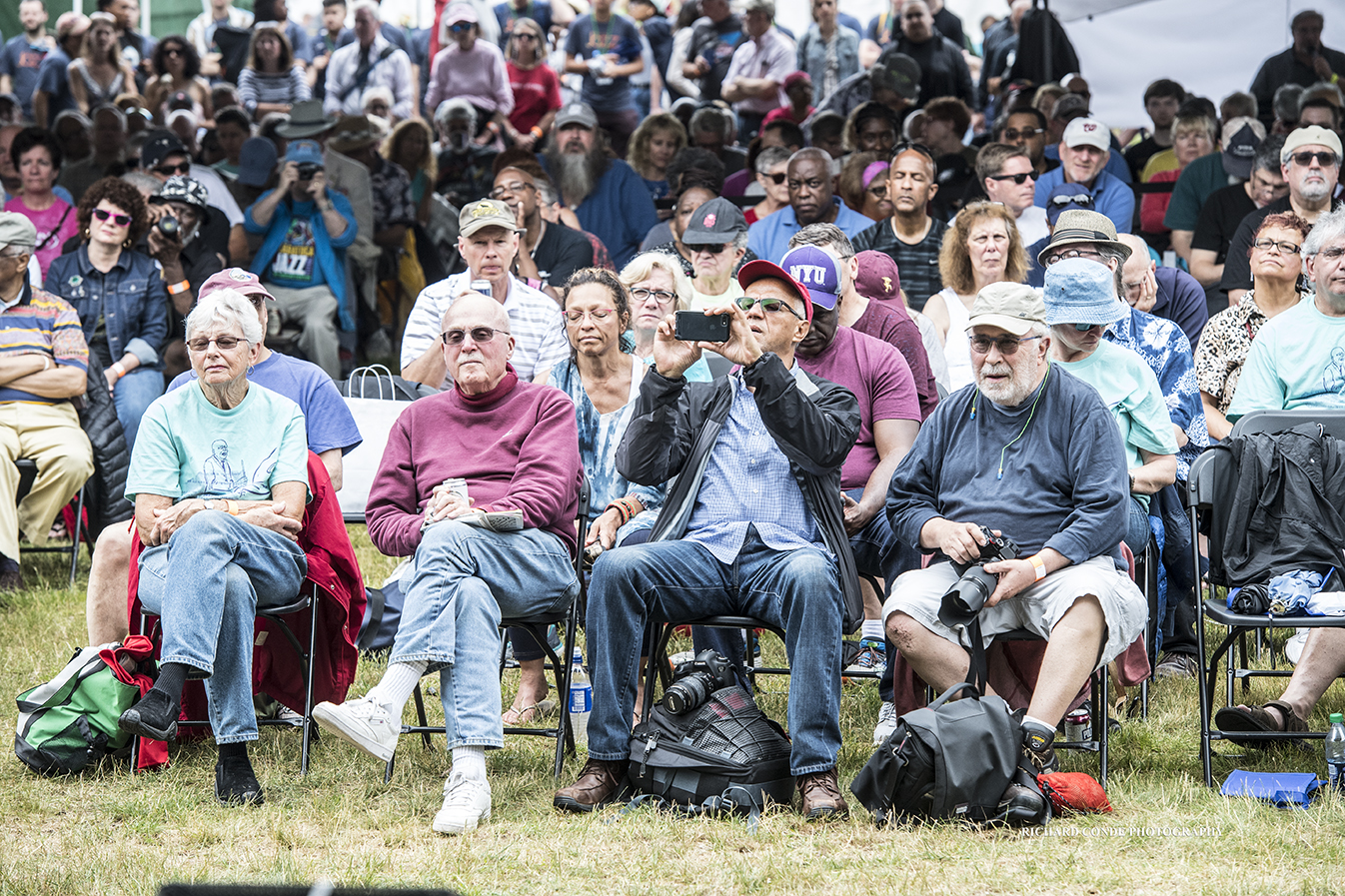 Jazz fans at the 2018 Freihofer Saratoga Jazz Festival