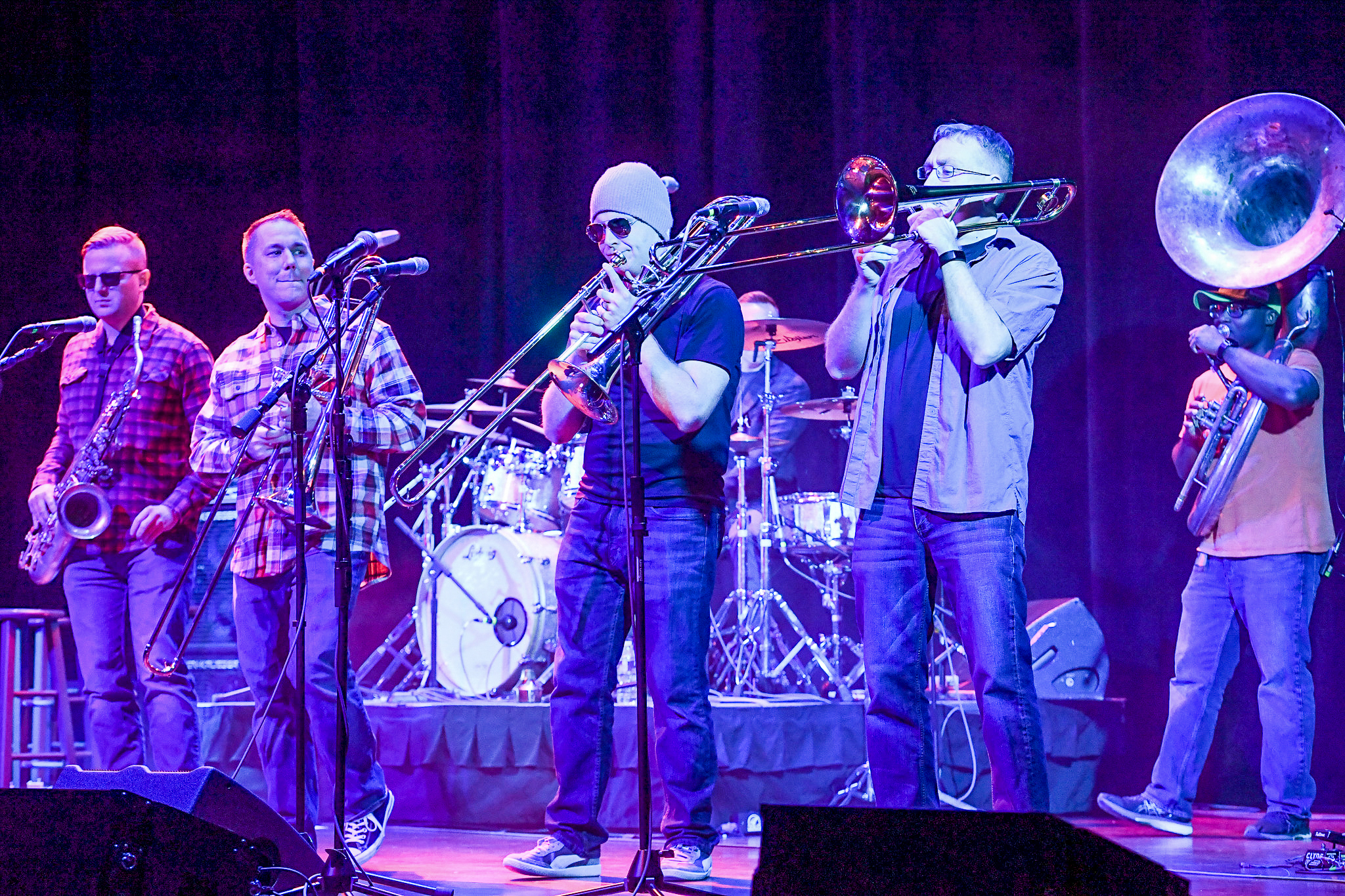Renegade Brass Band, CNU/Diamonstein Concert Hall, Newport News VA, Paul Greiner