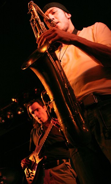 Guillaume Perret and Pascal Alba with the "Pascal Alba Group" at the Chat Noir, Geneve, Switzerland, 2006