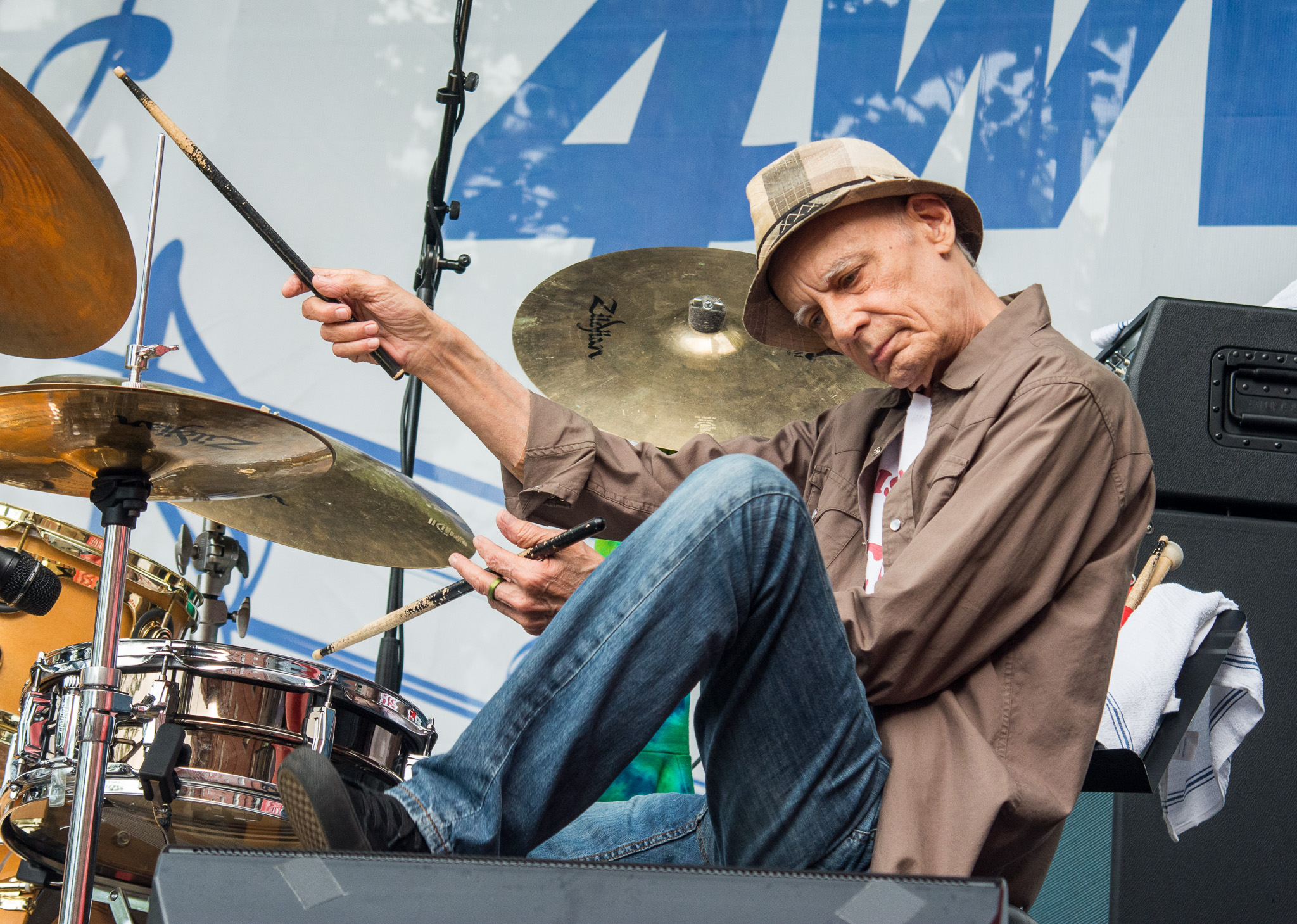 Johnny Vidacovich at French Quarter Fest 2022