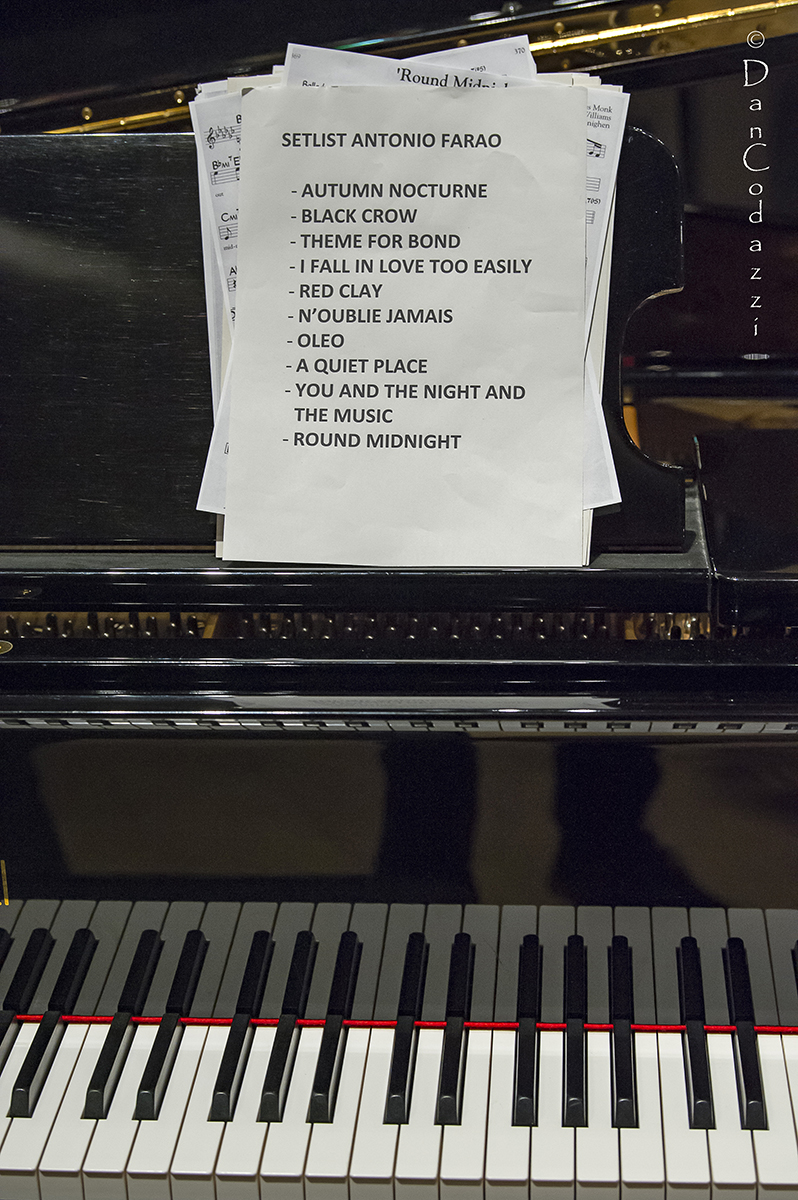 Setlist Antonio Faraò