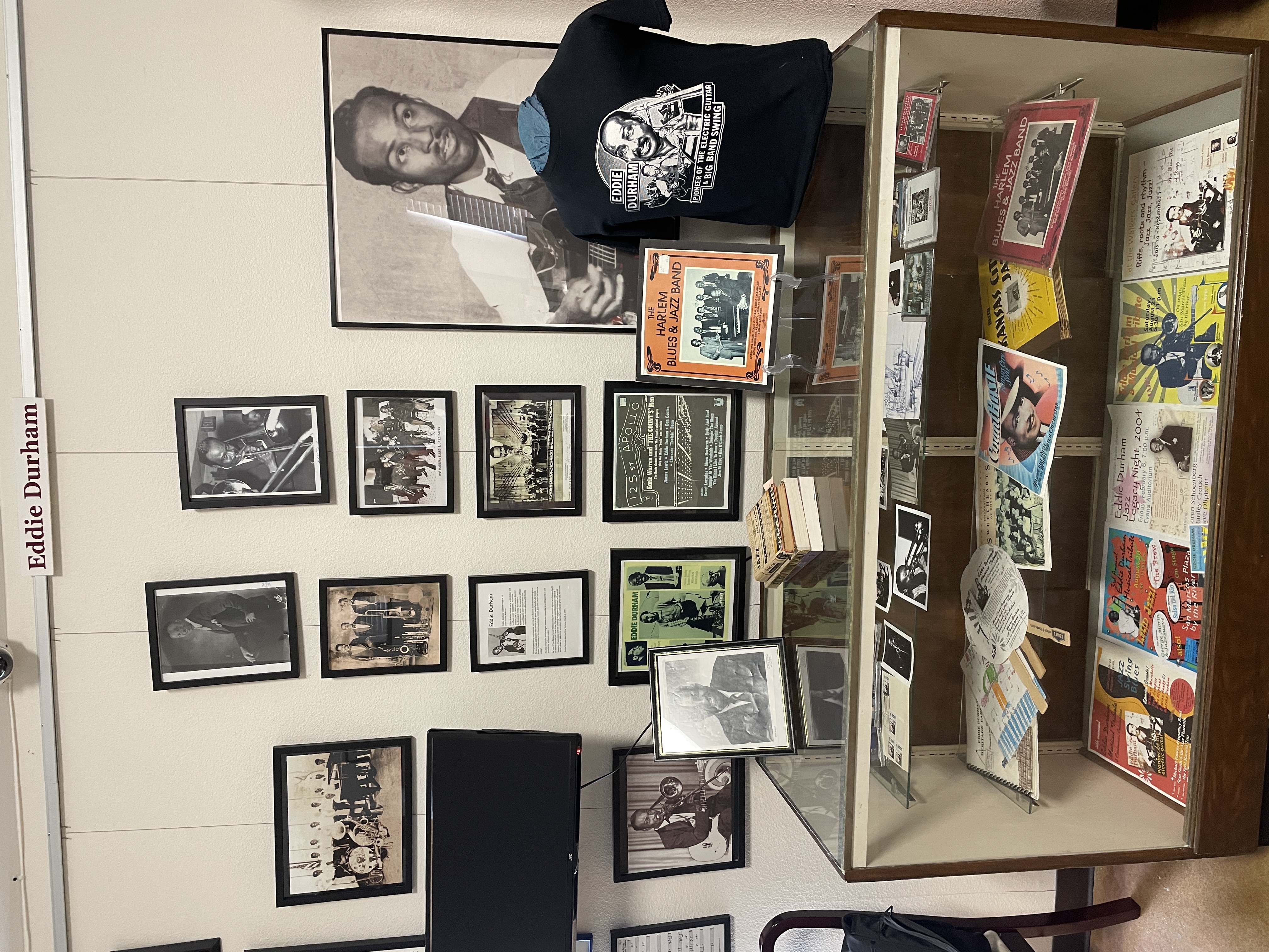 permanent Eddie Durham exhibit San Marcos, Texas