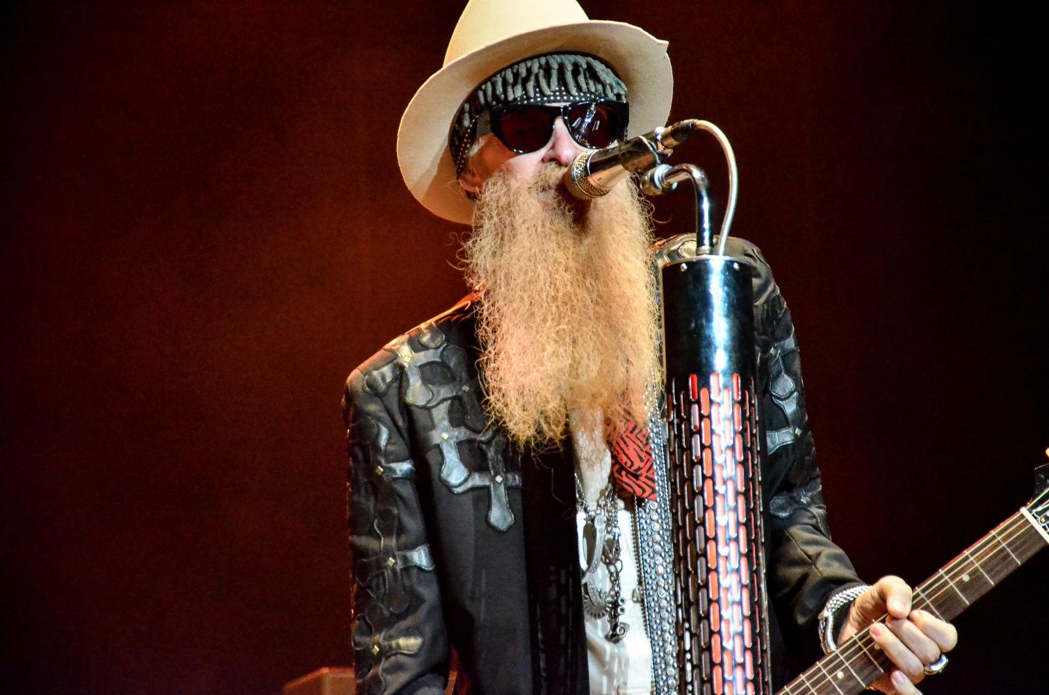 ZZ Top at Nikon at Jones Beach on 9-9-2016.