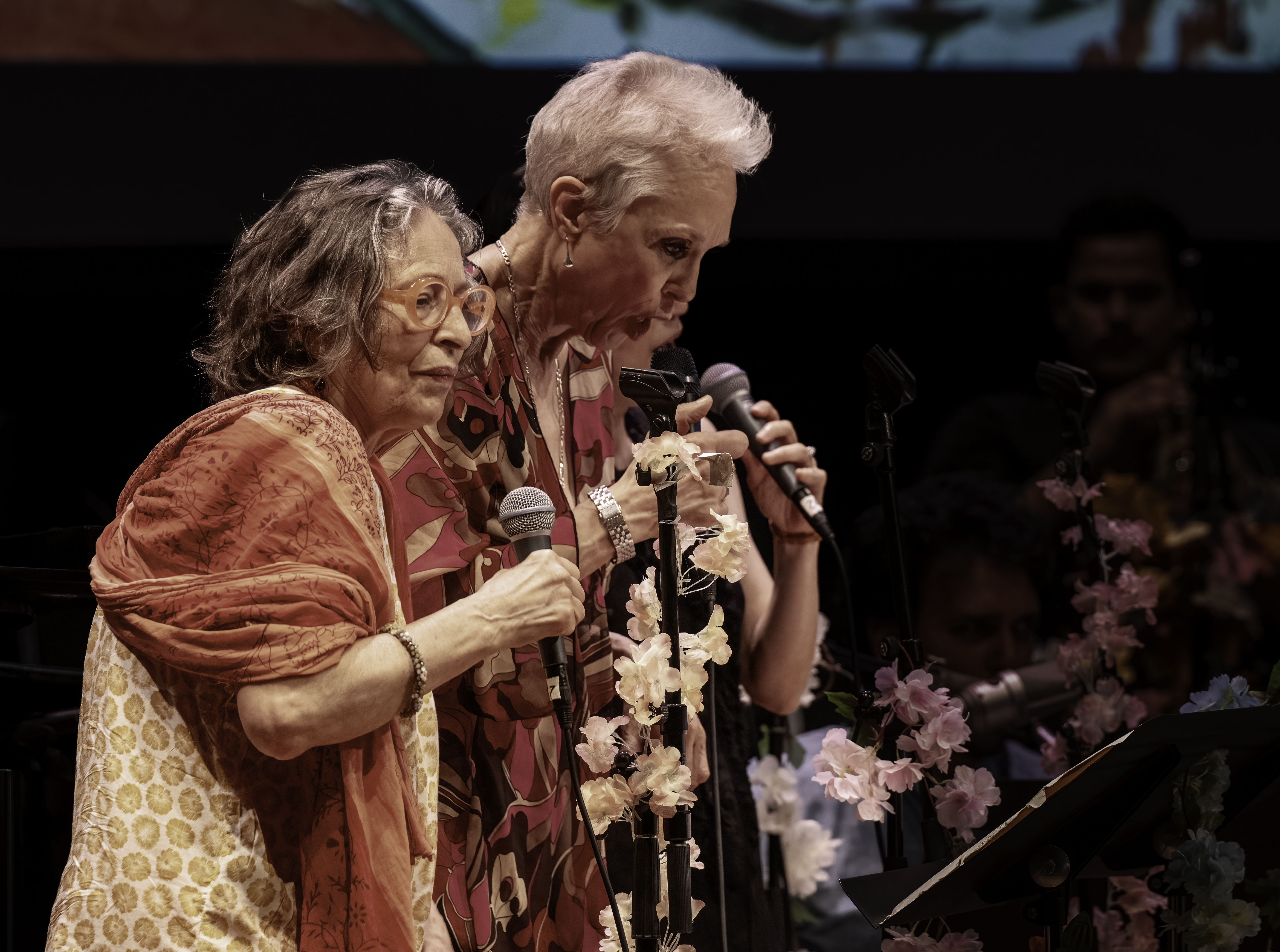 Patricia Nicholson and Ellen Christi Celebrating William Parker at the Vision Festival 2024