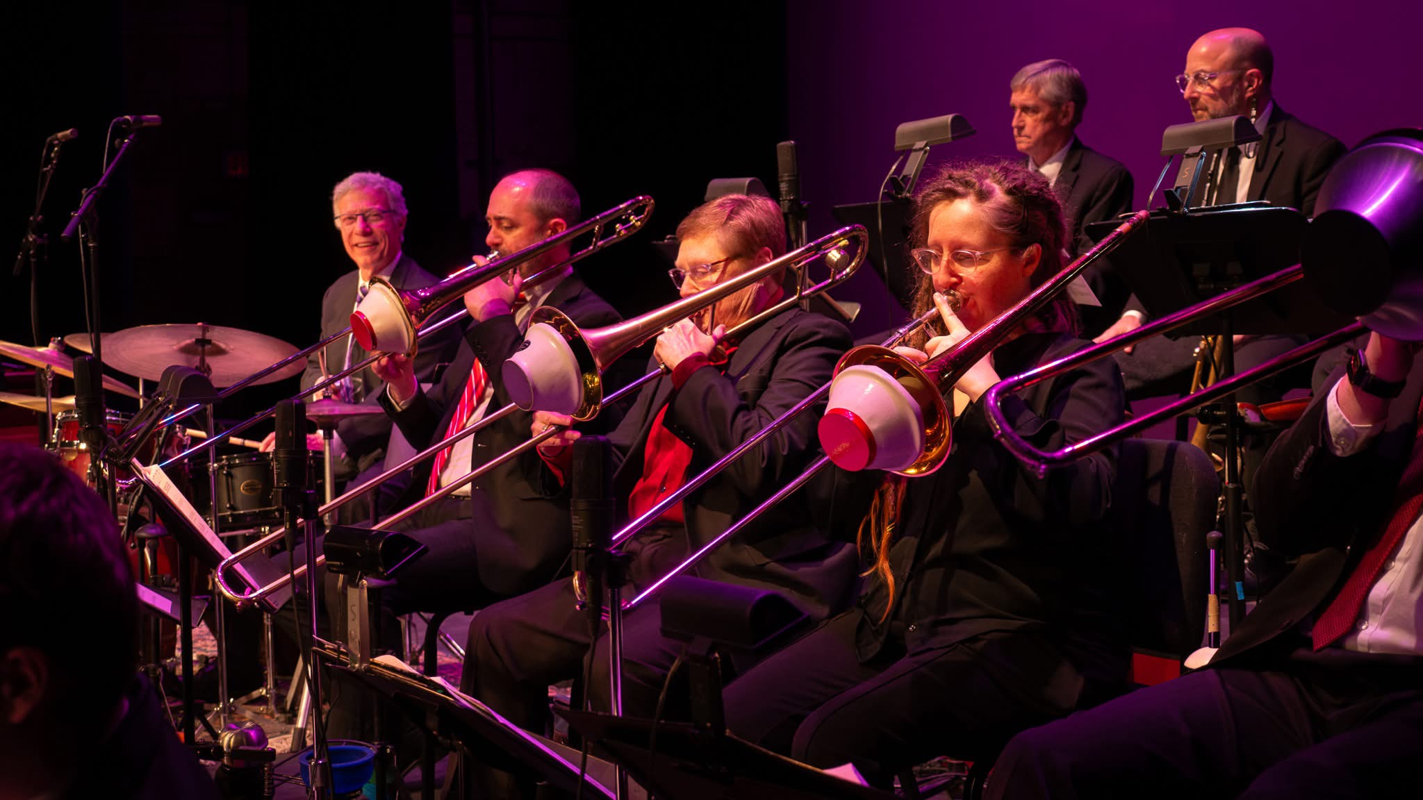 Trombone Section  — jazz photo by Linda L Landis | All About Jazz