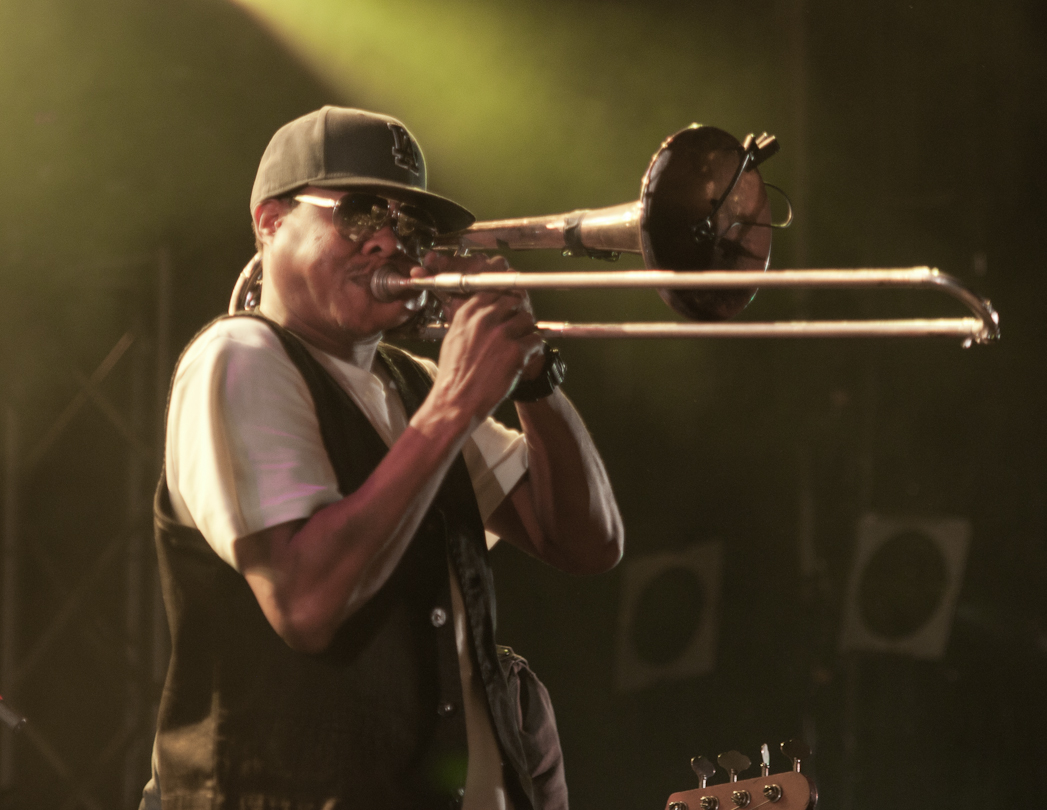 Corey Henry with Galactic at the Montreal International Jazz Festival 2011