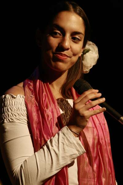 Jamila Dorner with "Gilles Torrent World Jazz Sound" at la Traverse, Geneva, Switzerland, 2005