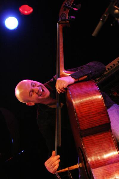 Jerome Regard with "Kekko Fornarelli - Petruccianism Project" at the Sud Des Alpes, Amr, Geneva, Switzerland, April 2006