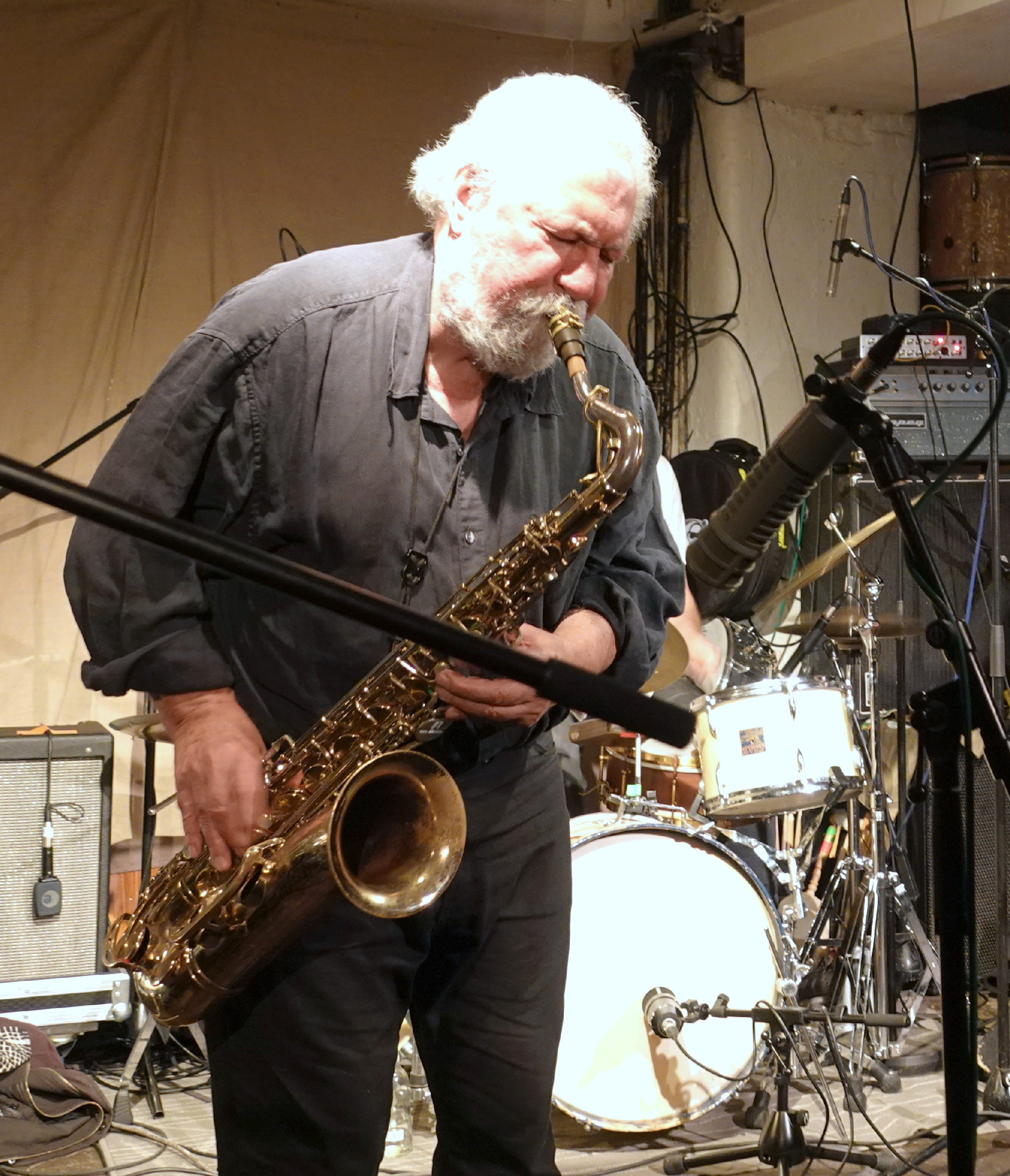 Evan Parker at Cafe Oto Peter Brotzmann Tribute