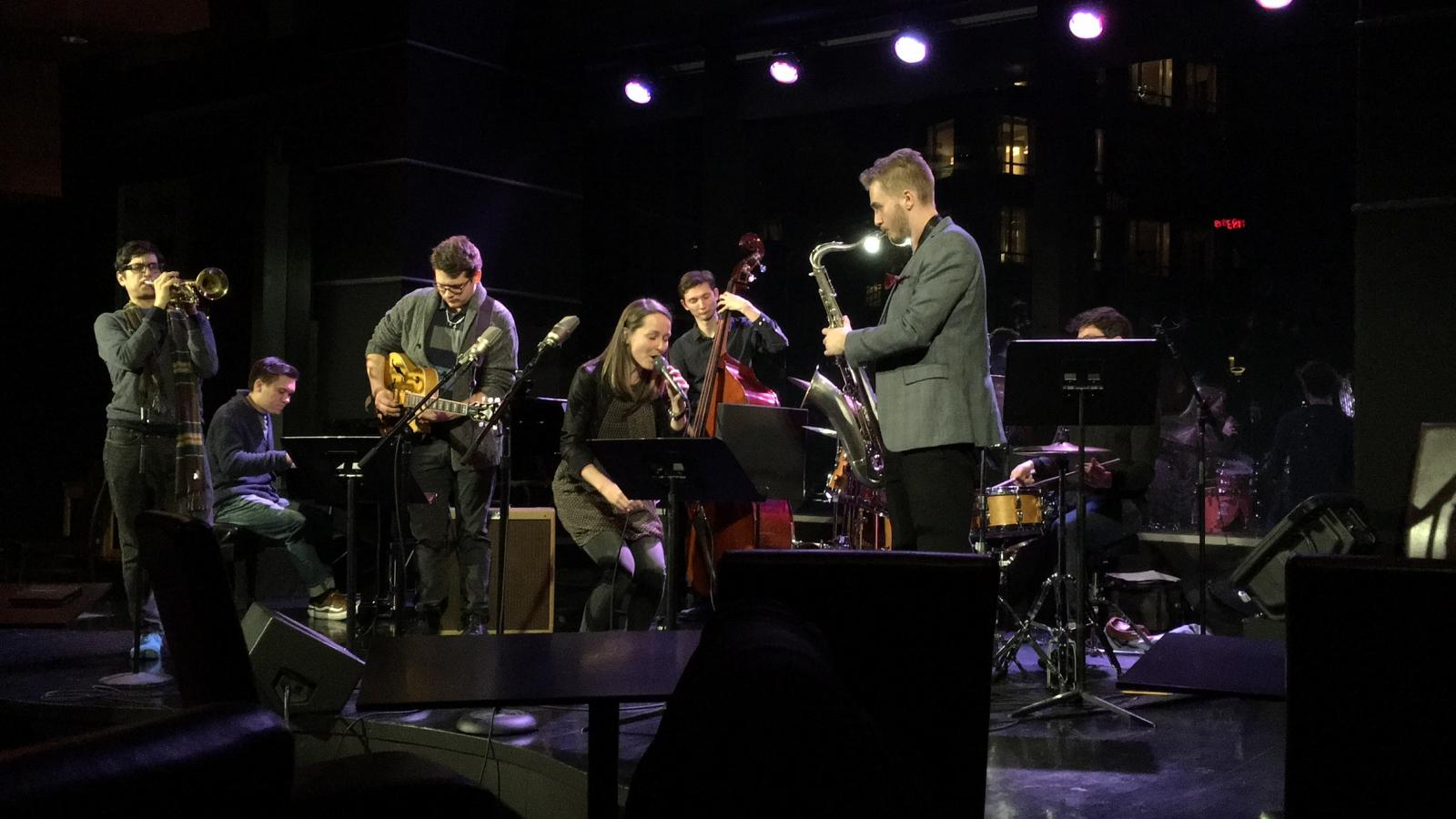 jam session at Dizzy's Club Coca Cola, NYC, NY