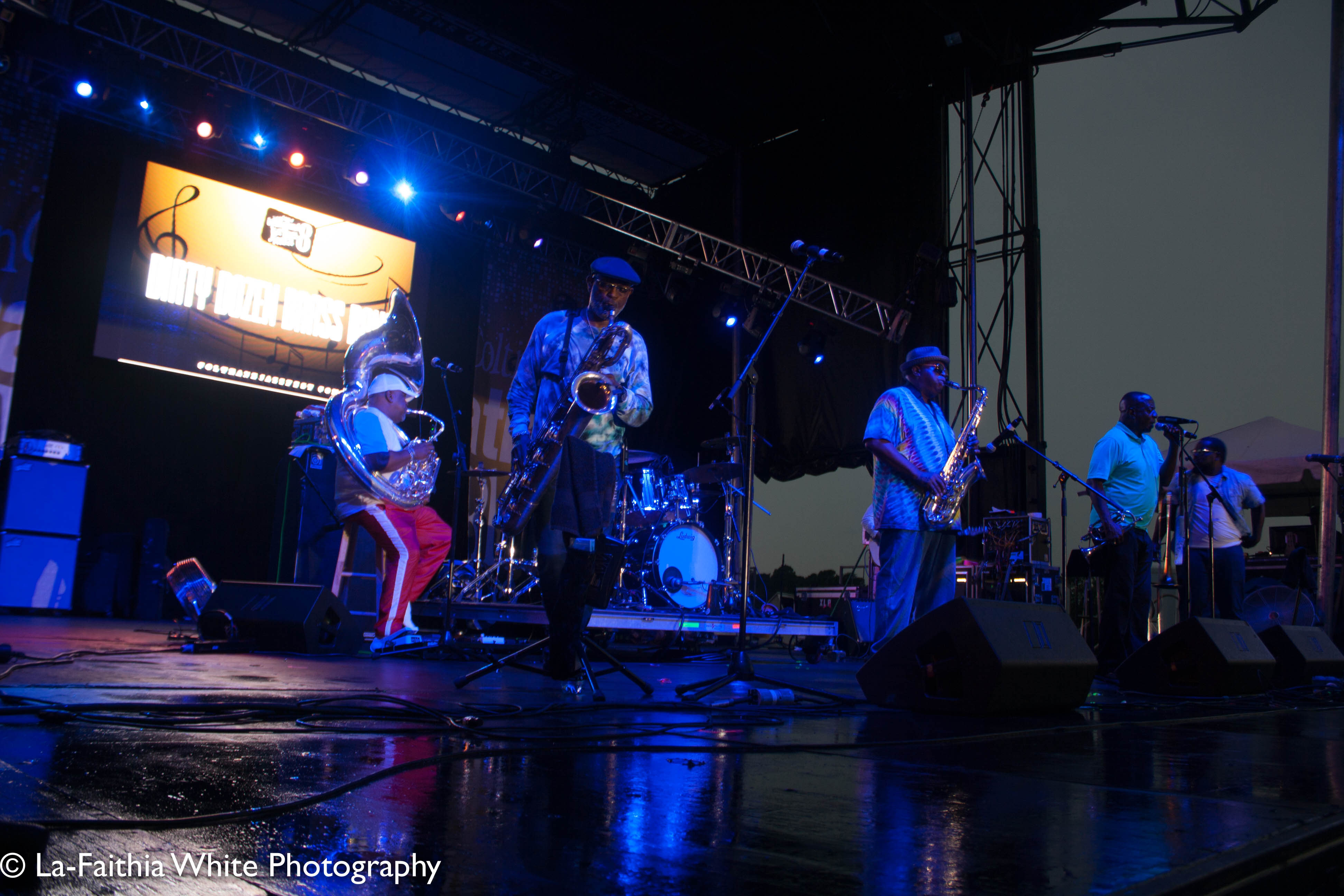 Dirty Dozen Brass Band At The 8th Annual John Coltrane International Jazz And Blues Festival