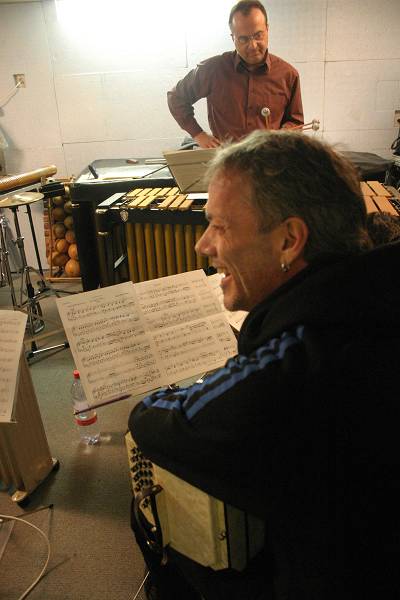 Alain Ray and Raul Esmerode During Libertango's Rehearsals, Geneva, Switzerland,2005