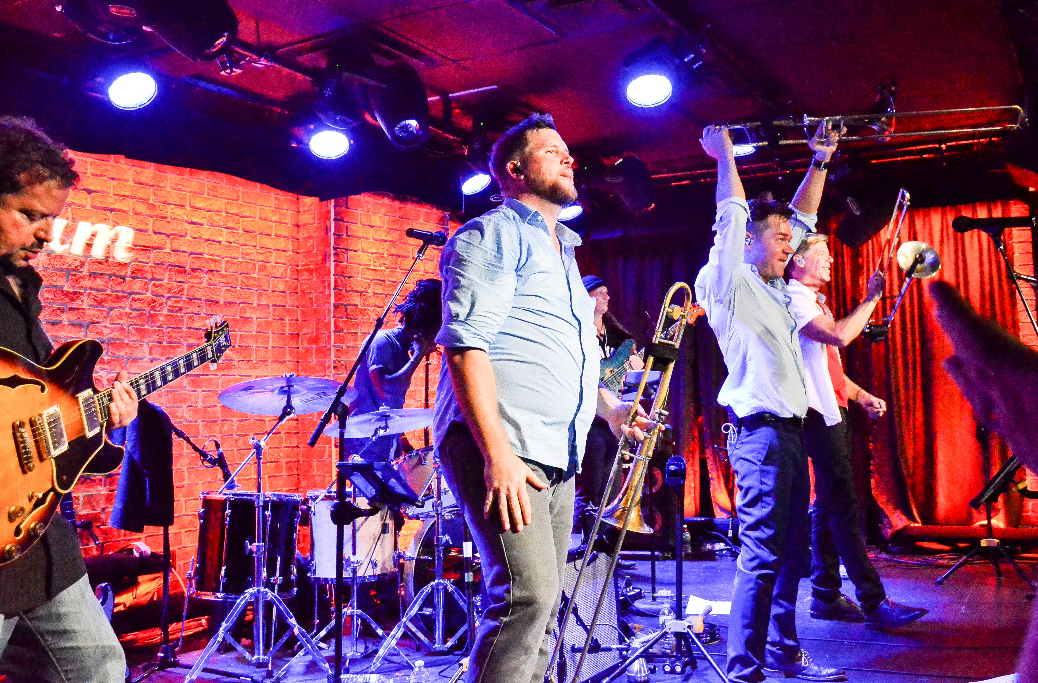 Bonerama at The Iridium in NYC on July 29, 2017.  — jazz photo by Christine Connallon | All About Jazz