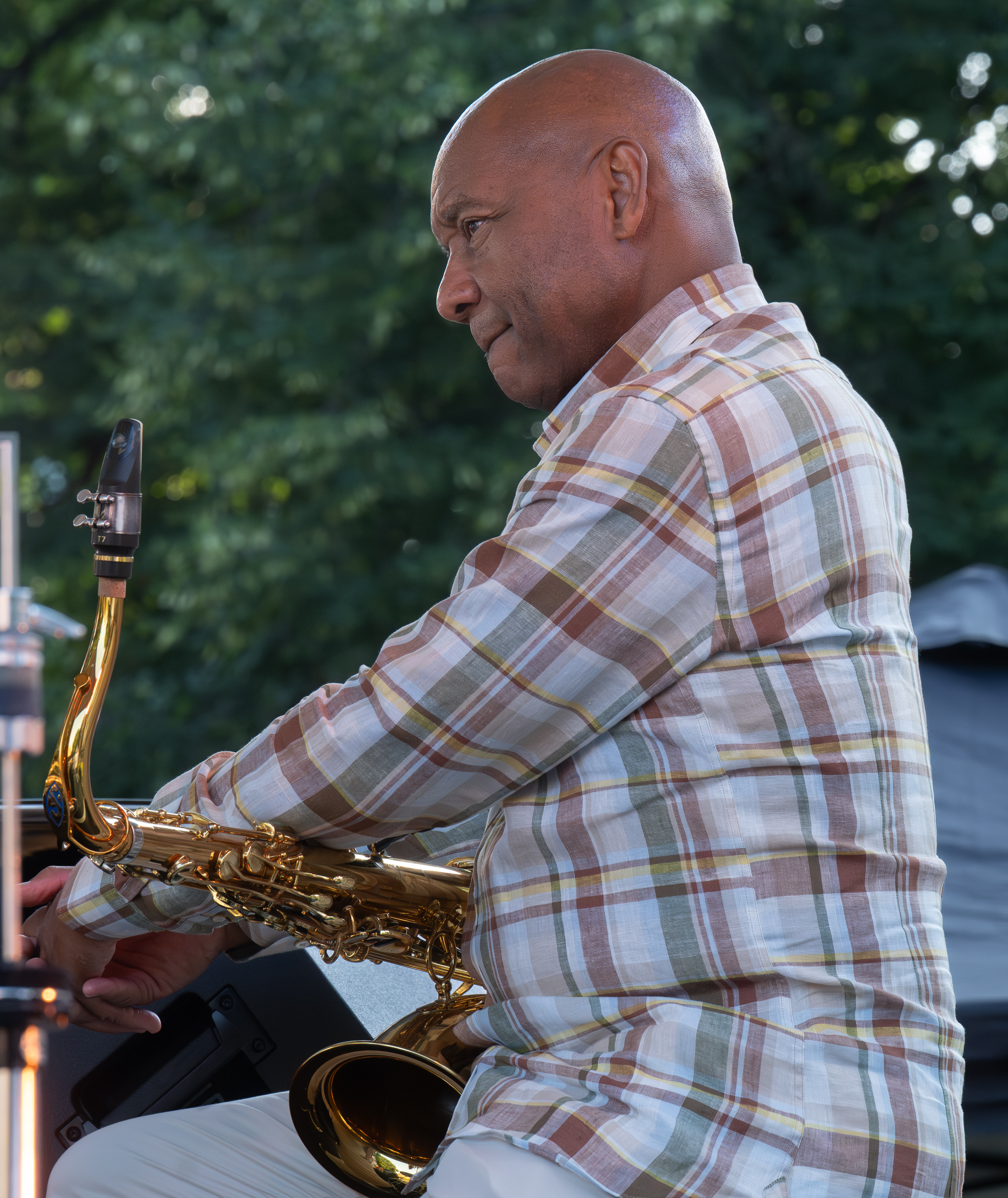 Branford Marsalis with Quartet at the Downtown Jamaica Riddim & Jazz Festival — jazz photo by Dave Kaufman | All About Jazz